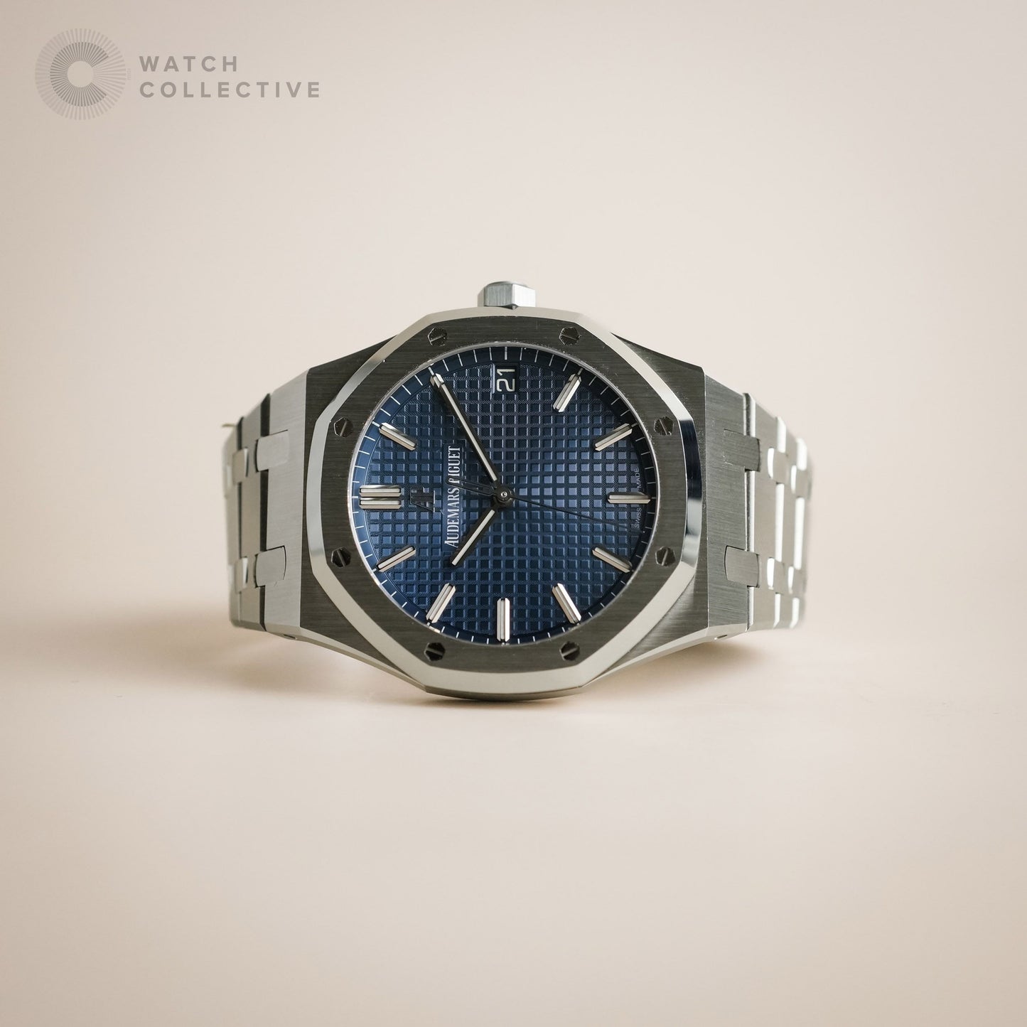 Audemars Piguet Royal Oak 15500ST Blue dial complete set