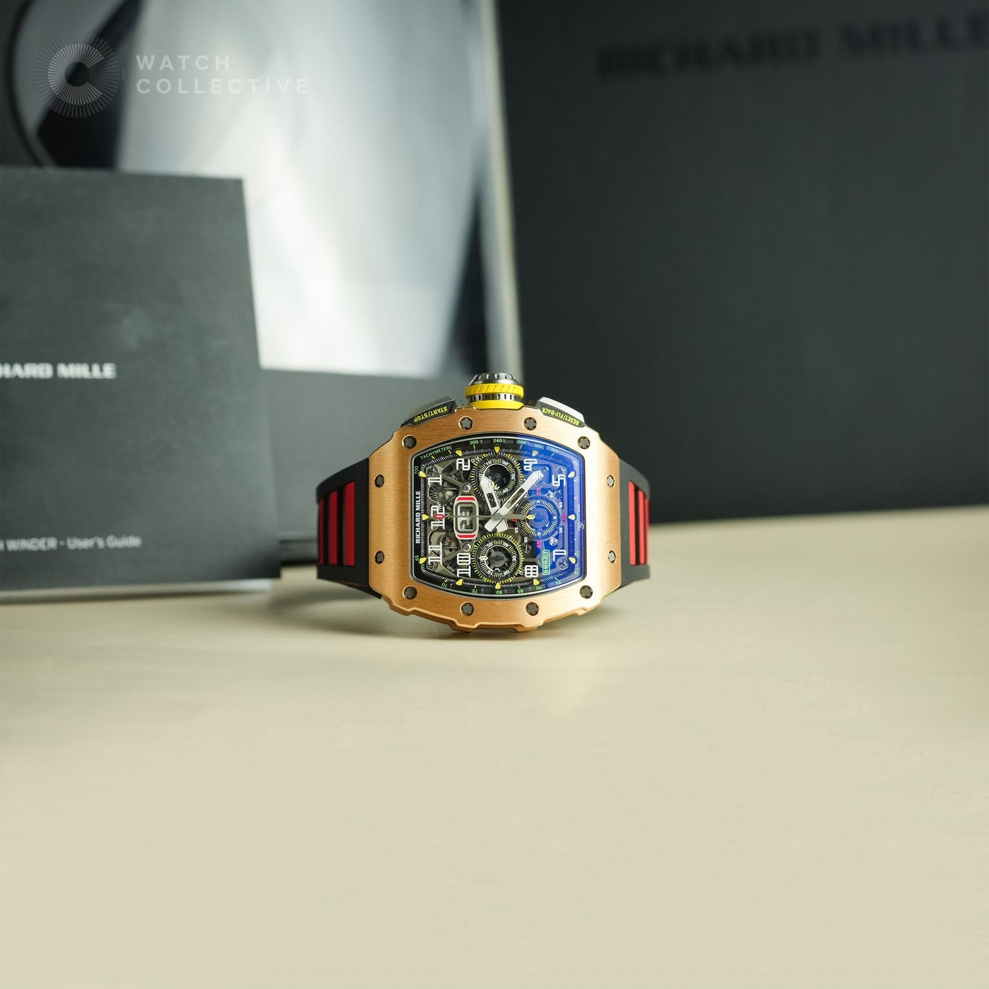 Richard Mille Rose Gold Skeletonized RM11-03 Full Set