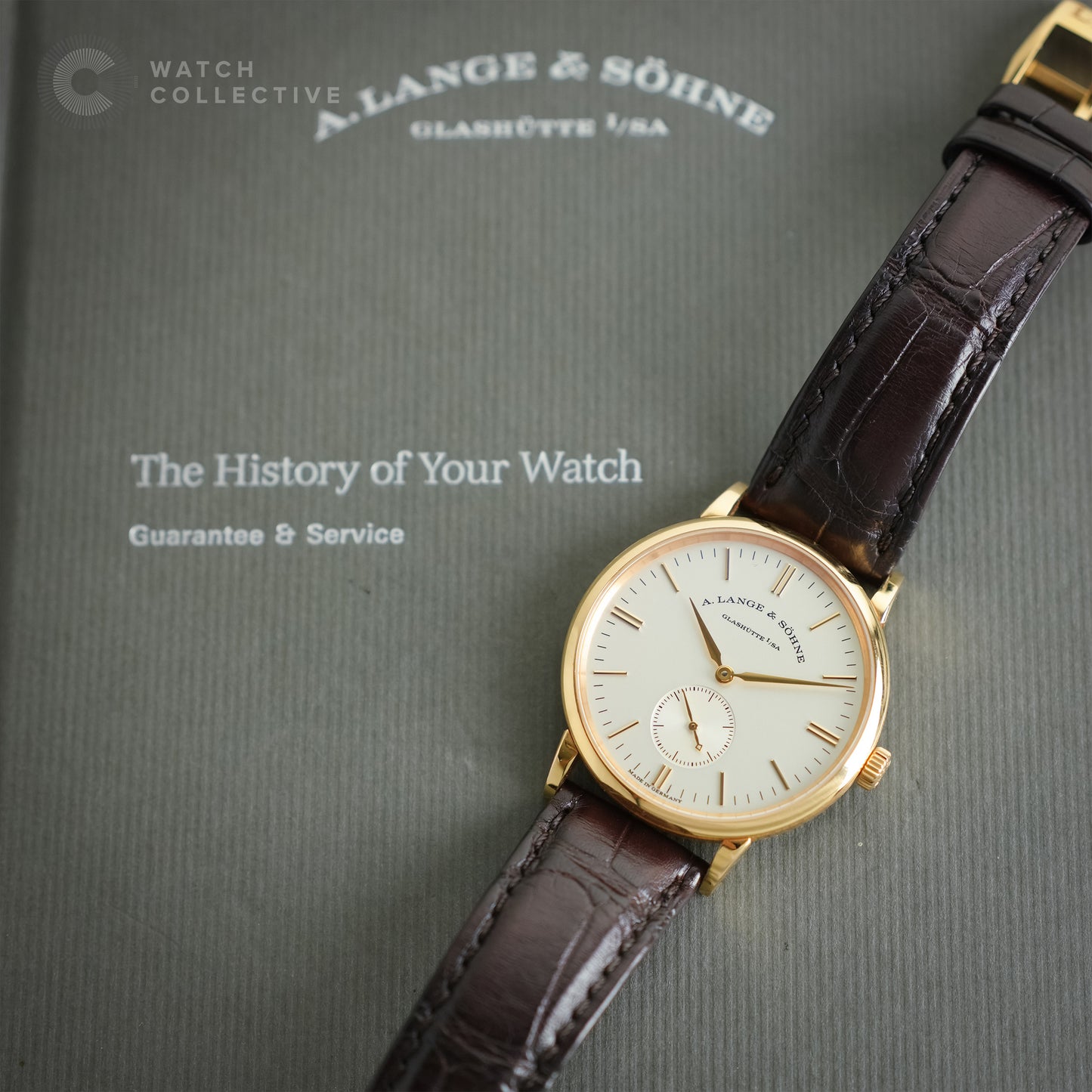 A. Lange & Söhne Saxonia small seconds 18k Rose Gold 35mm Manual 219.032