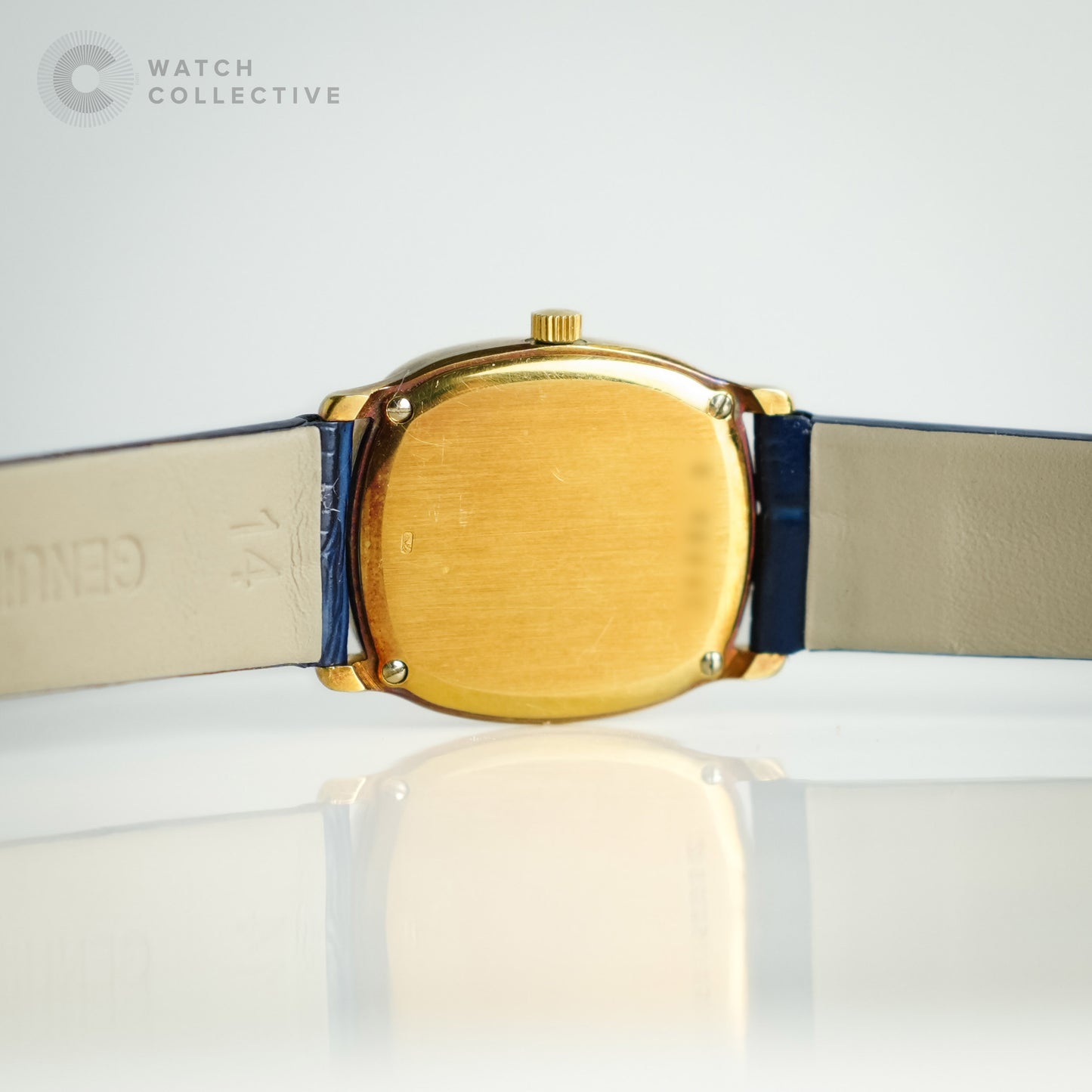 18k yellow gold ellipse moonphase 22mm manual winding
