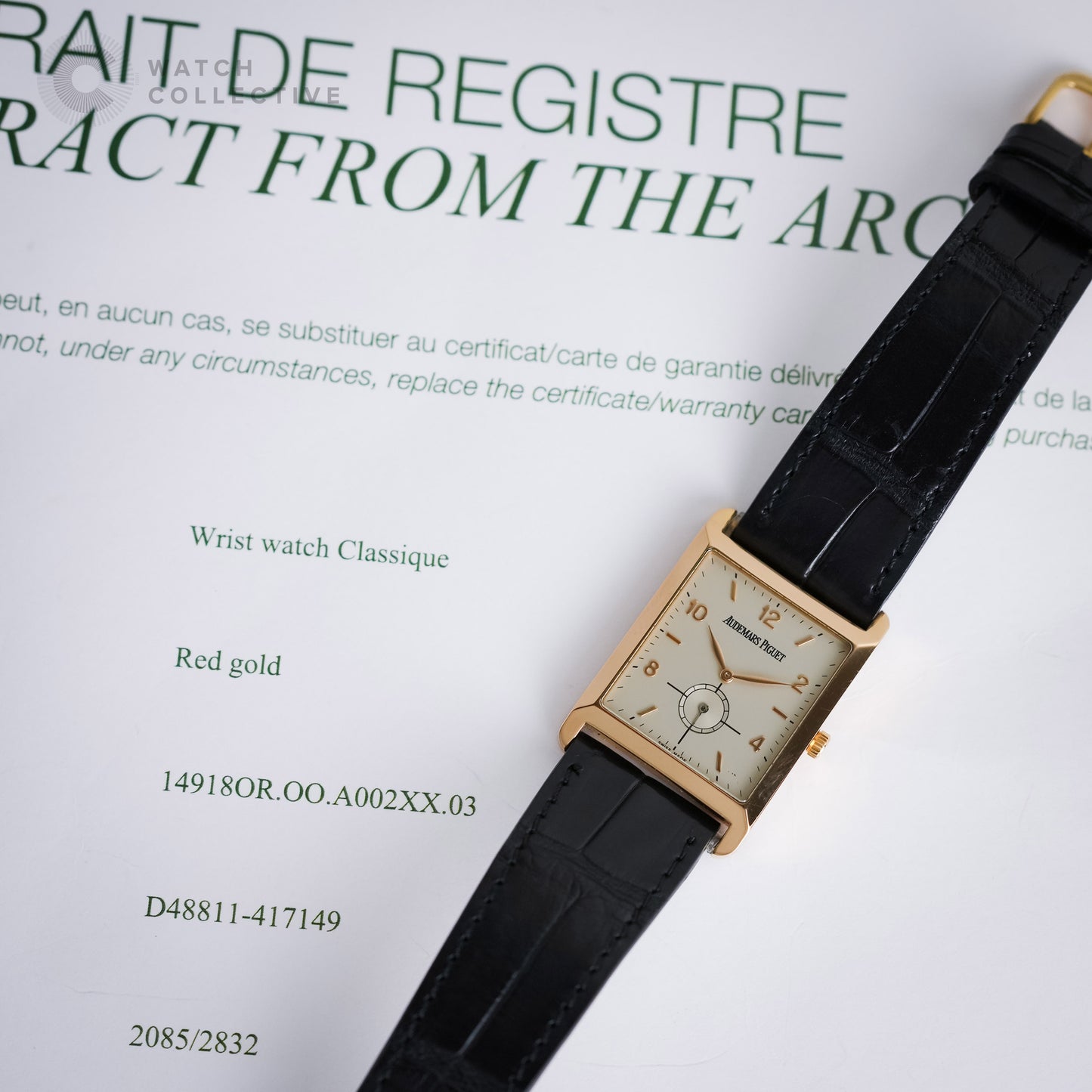 Audemars Piguet Edward Piguet Classique 18k red gold manual winding 25mm 14918OR