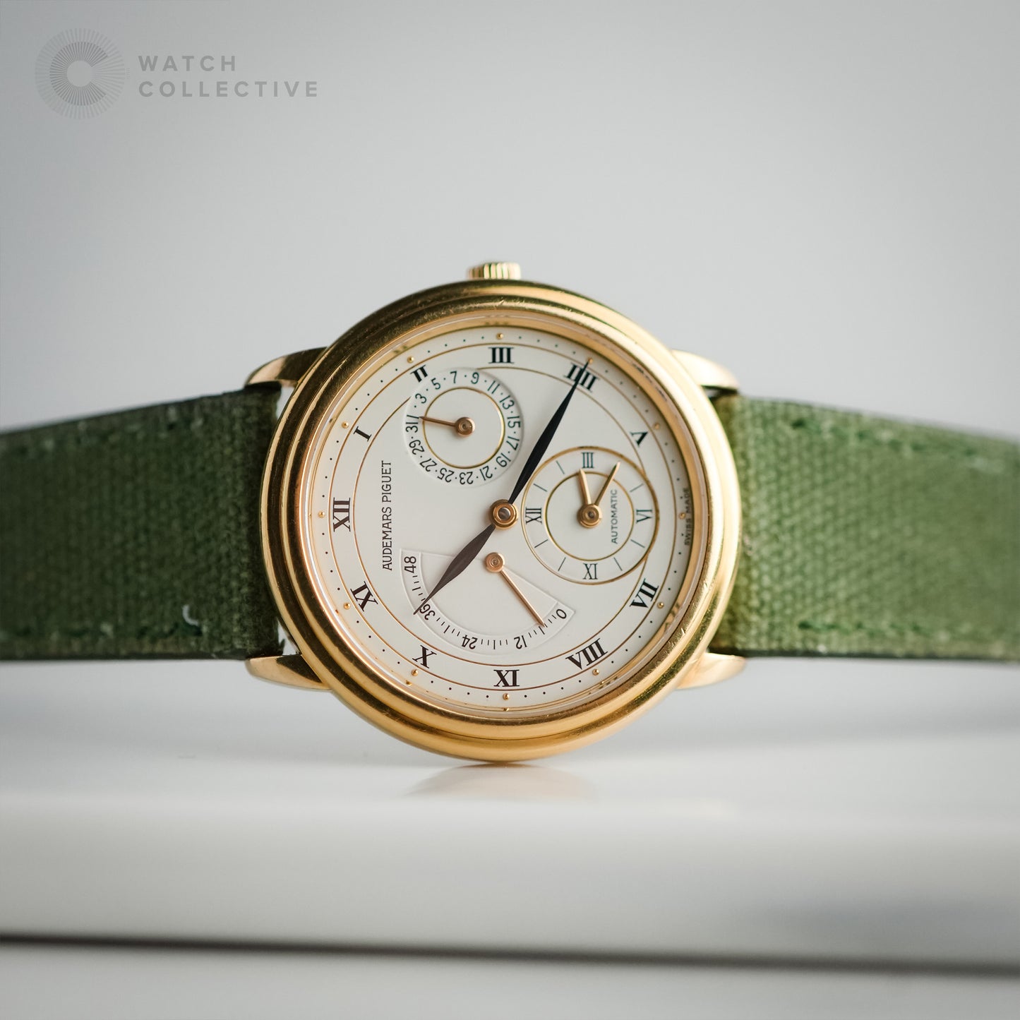 Audemars Piguet Dual Time Solid Yellow Gold Jules Power Reserve 25685BA