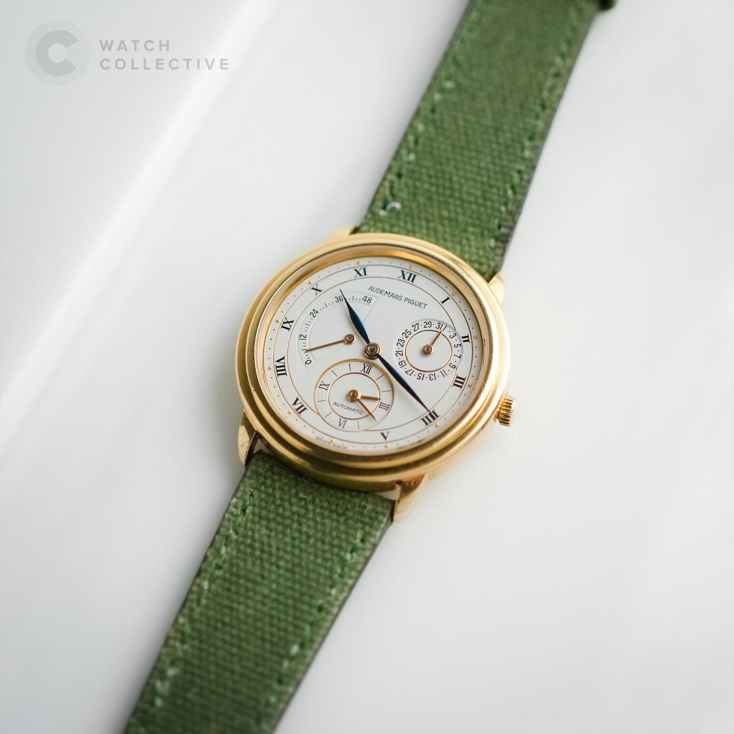 Audemars Piguet Dual Time Solid Yellow Gold Jules Power Reserve 25685BA