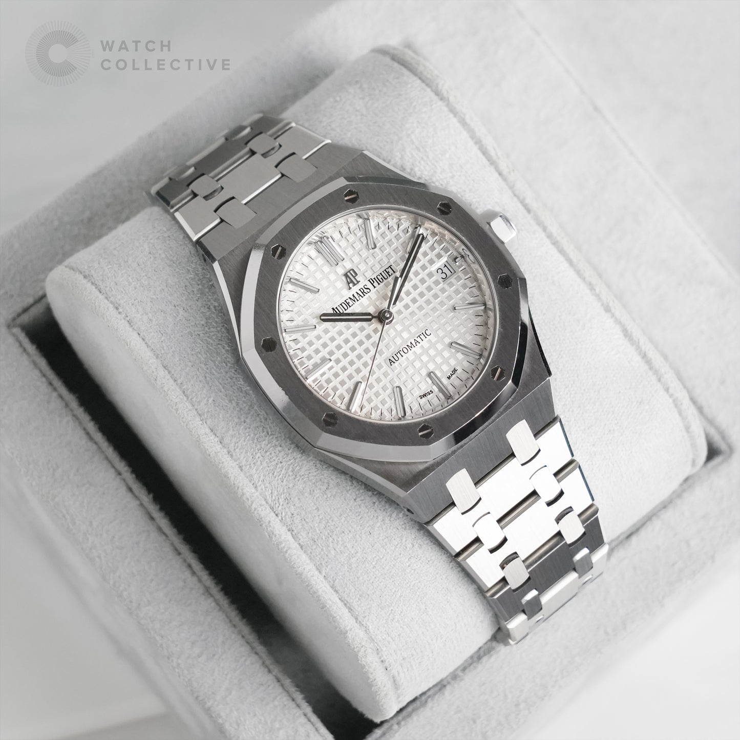 Audemars Piguet Royal Oak 15450ST 37mm White Dial | 2018 Complete Set