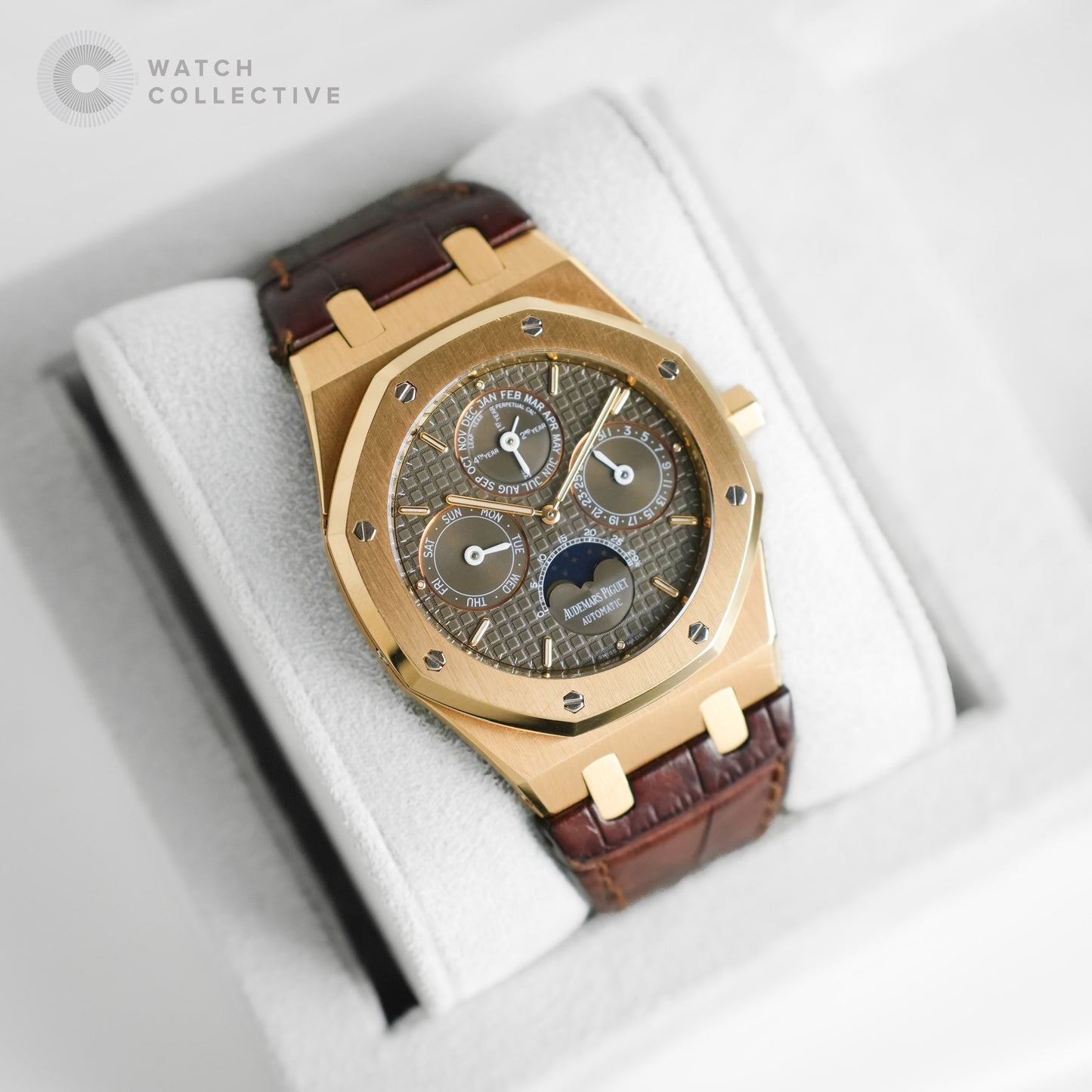 Audemars Piguet Royal Oak Perpetual Calendar 18k Rose Gold 39mm Automatic 26252OR