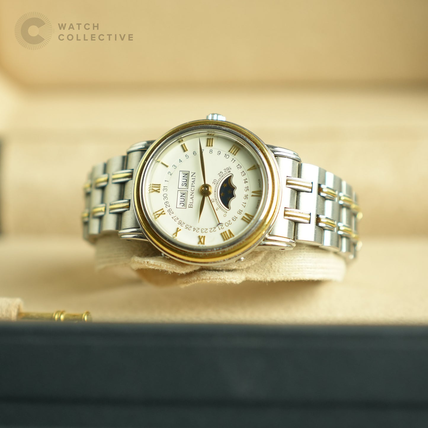Complete Set | Blancpain Ladies Stainless steel white dial 25.5mm automatic 6595-1318