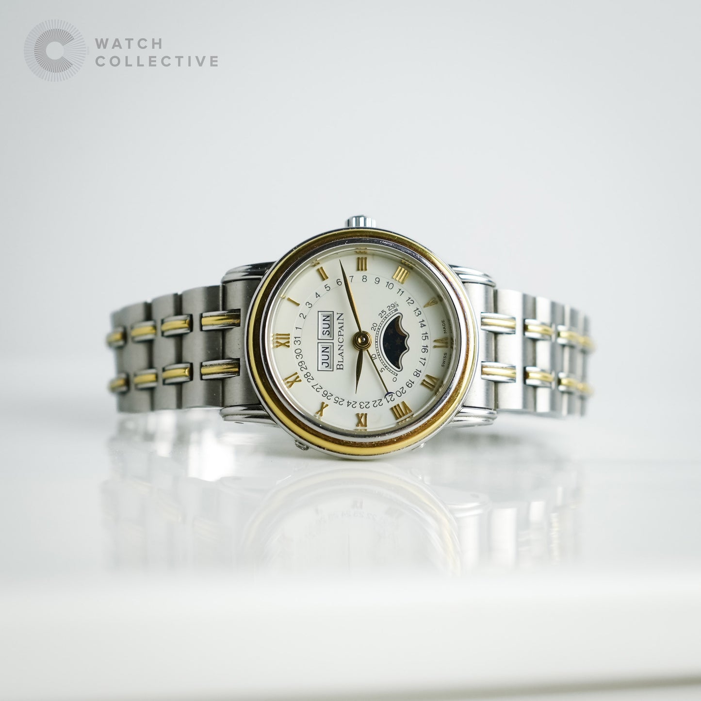 Complete Set | Blancpain Ladies Stainless steel white dial 25.5mm automatic 6595-1318