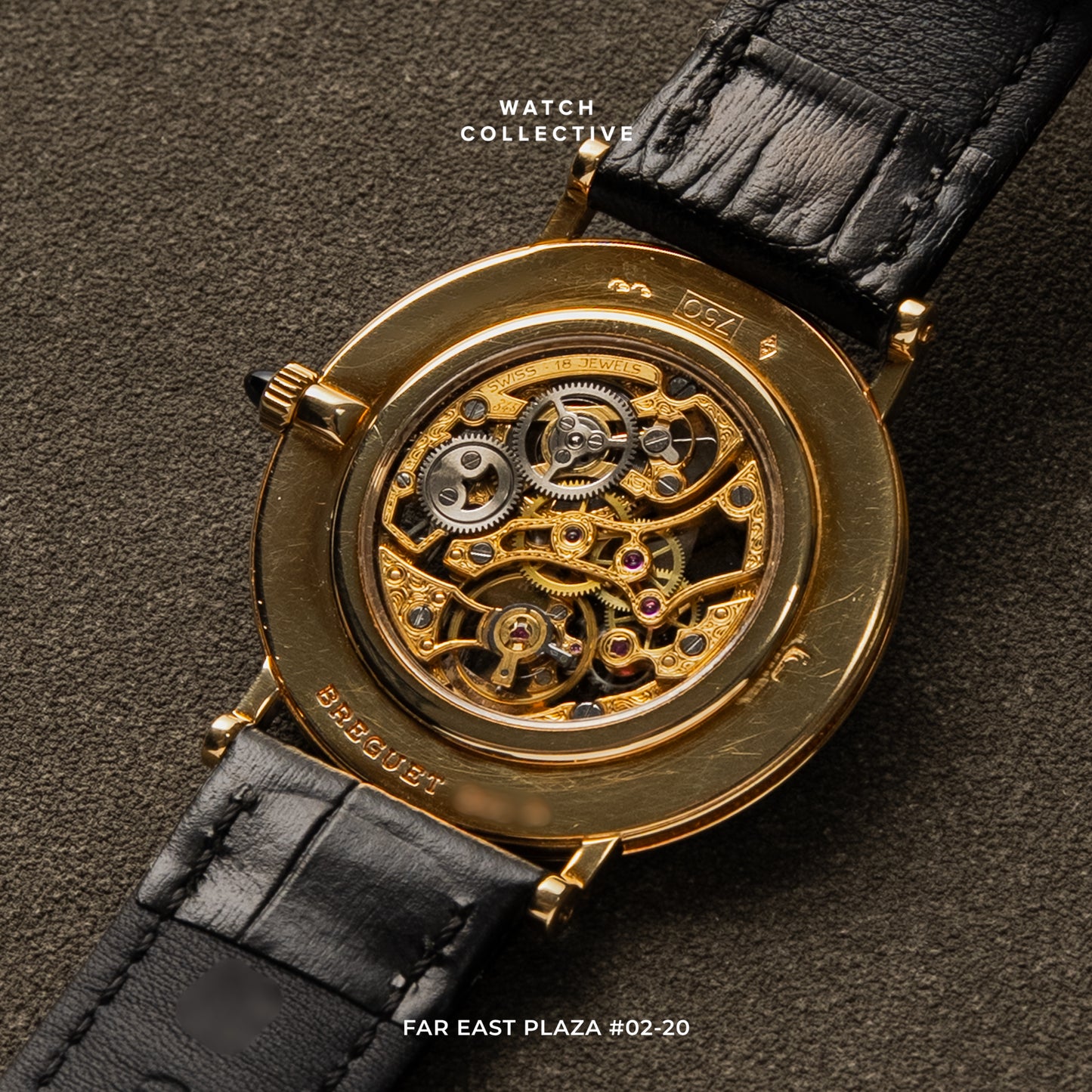 Breguet Classique 18k Yellow gold diamond bezel 33mm manual winding