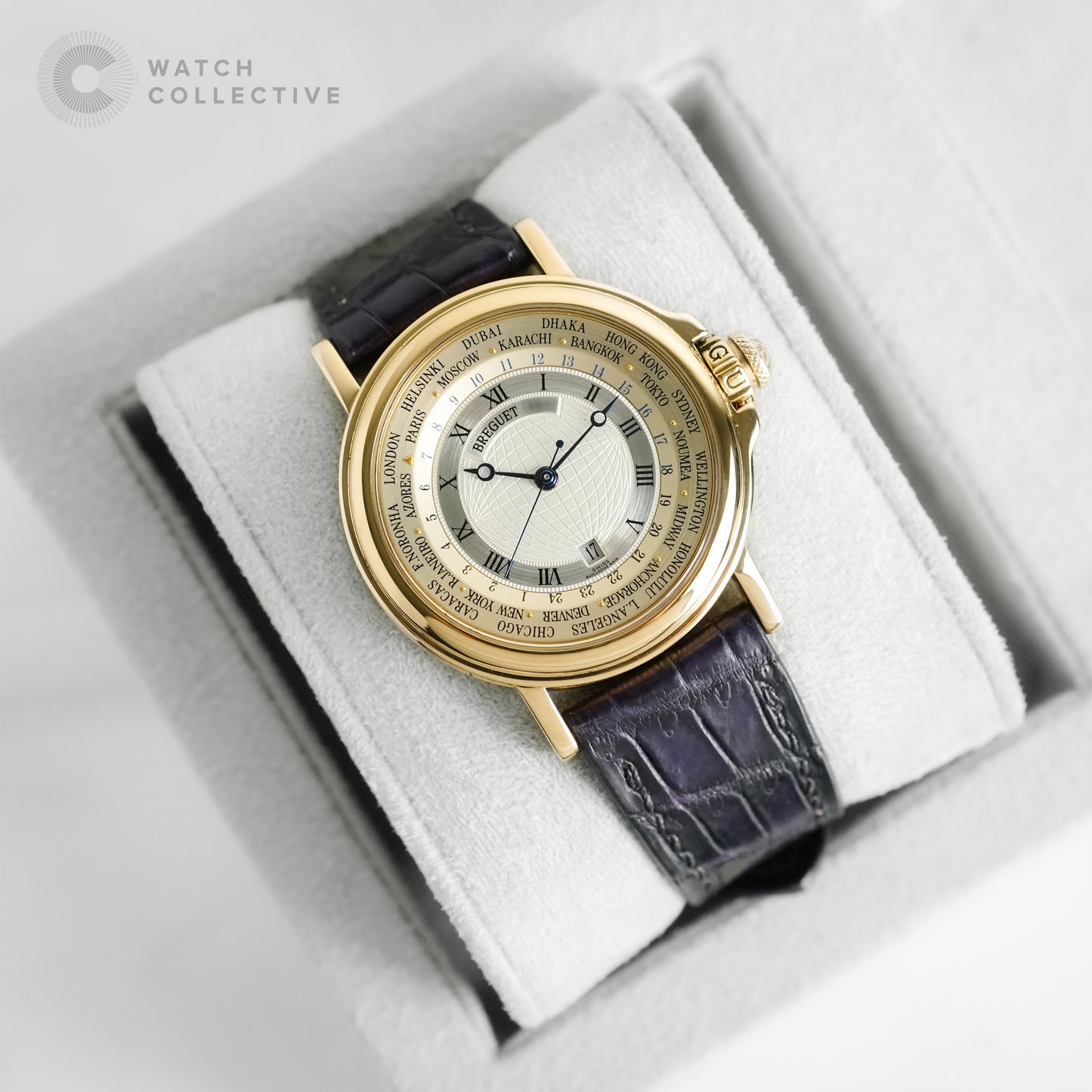 Breguet Hora Mundi Worldtimer 18K Yellow Gold 3700BA