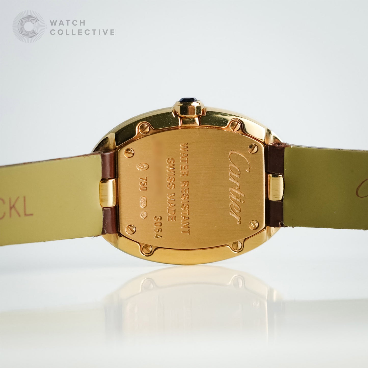 Cartier Baignoire 18K Rose Gold Quartz 31.5x22.5mm W8000007