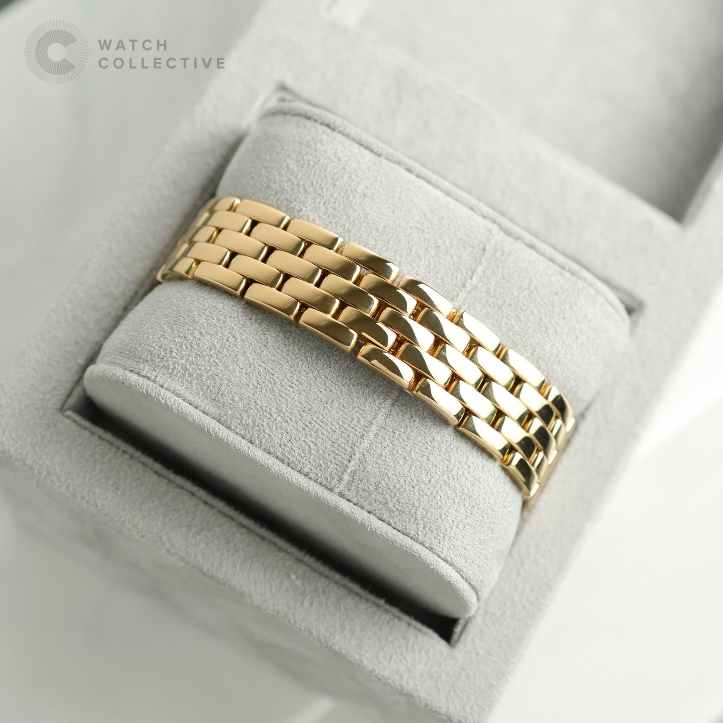 Cartier Panthere Men Sized YG 88396 Custom Diamonds