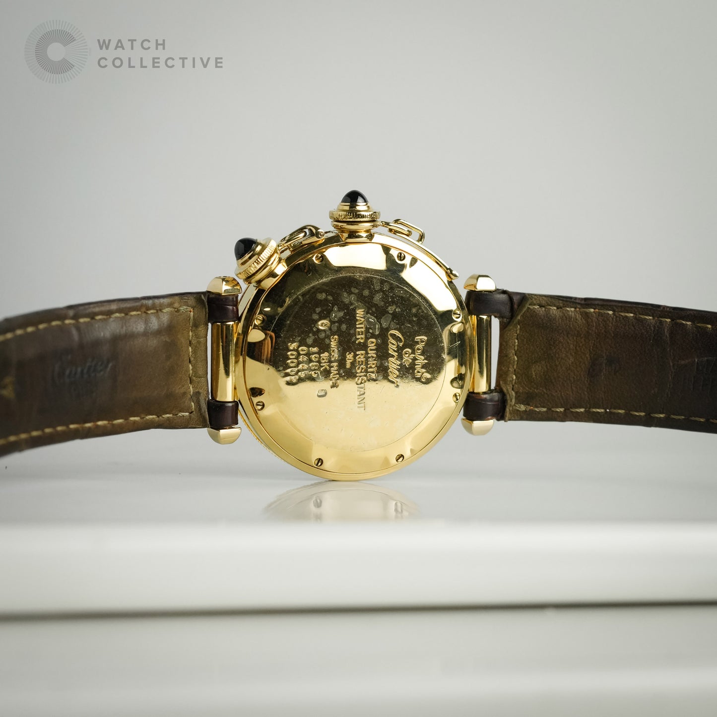 Cartier Pasha Dual Timezone 18k Yellow Gold Quartz 30002