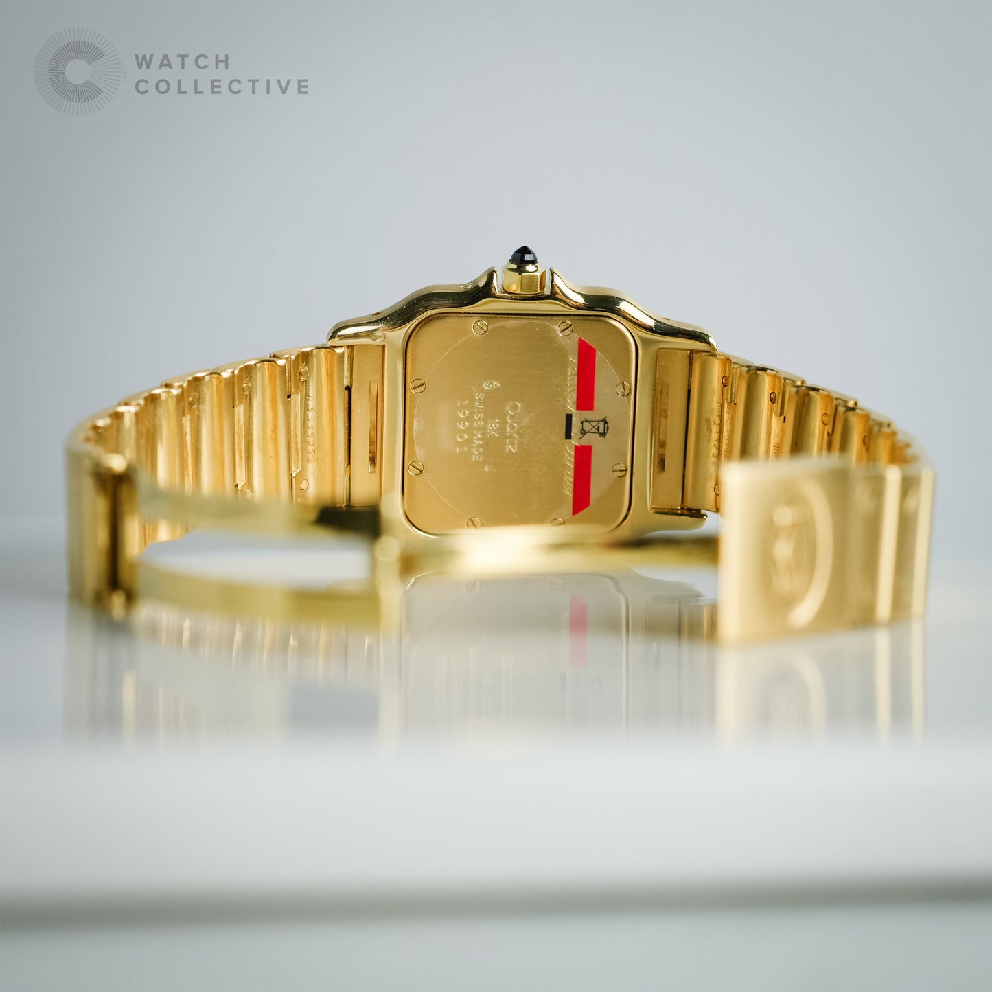 Cartier Santos Galbee Moonphase Full Yellow Gold 819901