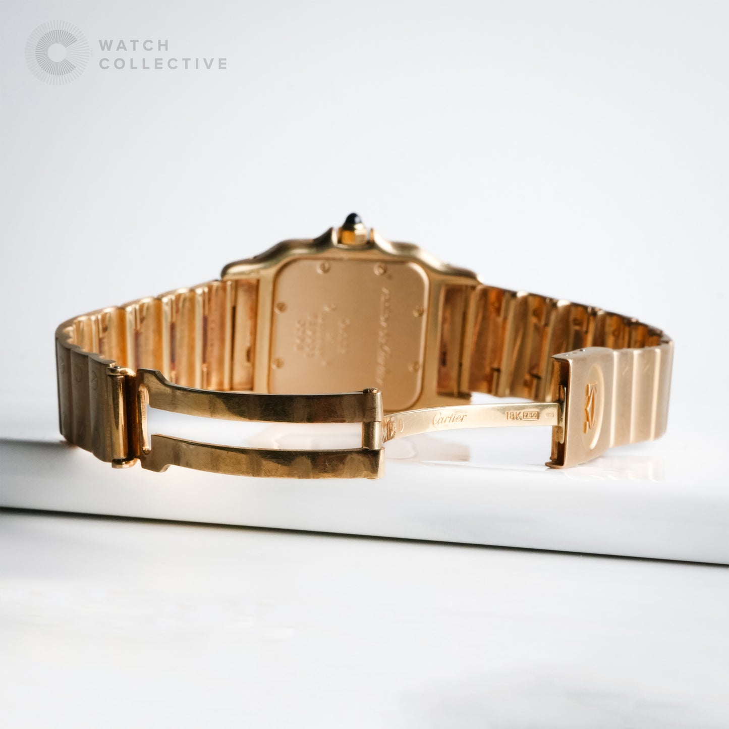 Cartier Santos Galbee Moonphase 18k Yellow Gold 819901 | Complete Set