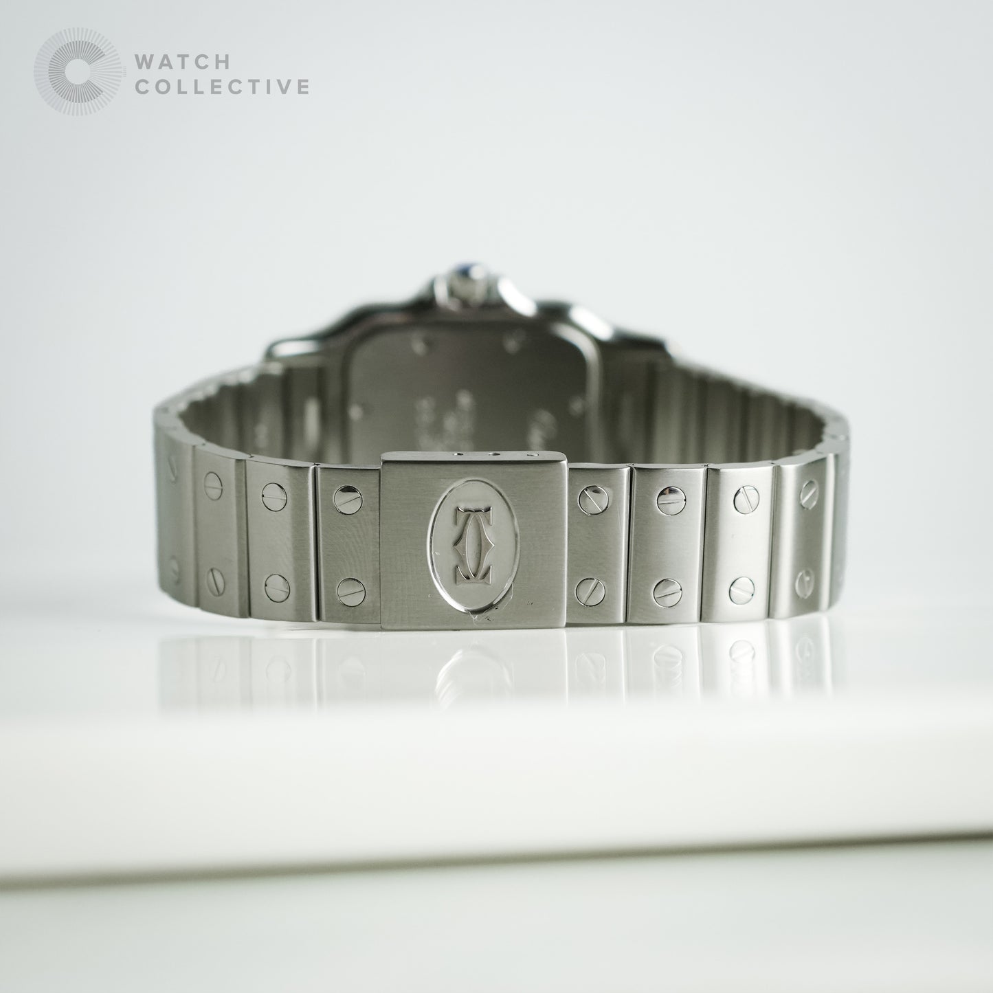 Stainless Steel Santos Galbee Quartz 29mm W20025D6