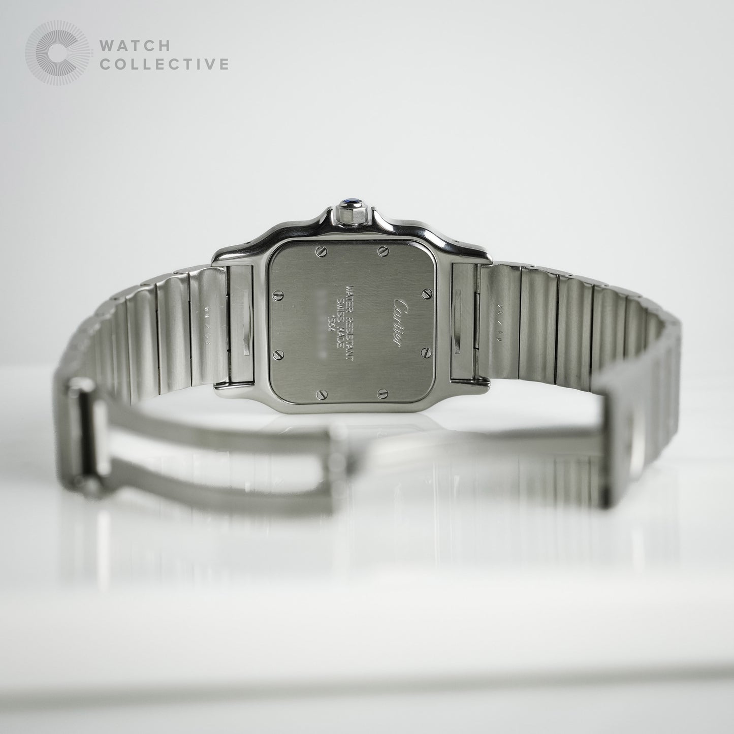 Stainless Steel Santos Galbee Quartz 29mm W20025D6