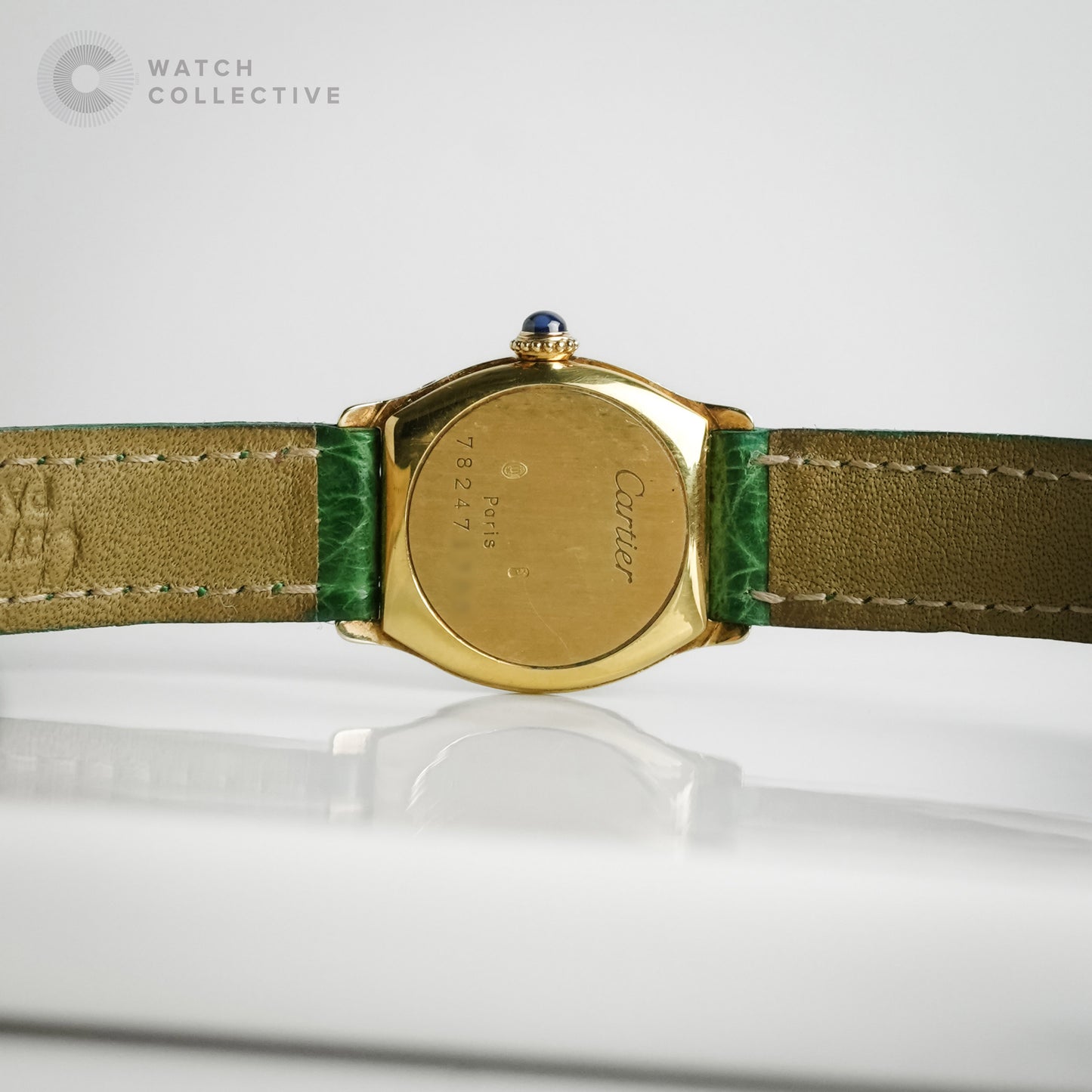 Cartier Tortue SM Paris Dial 18k Yellow Gold Manual Wind 78247