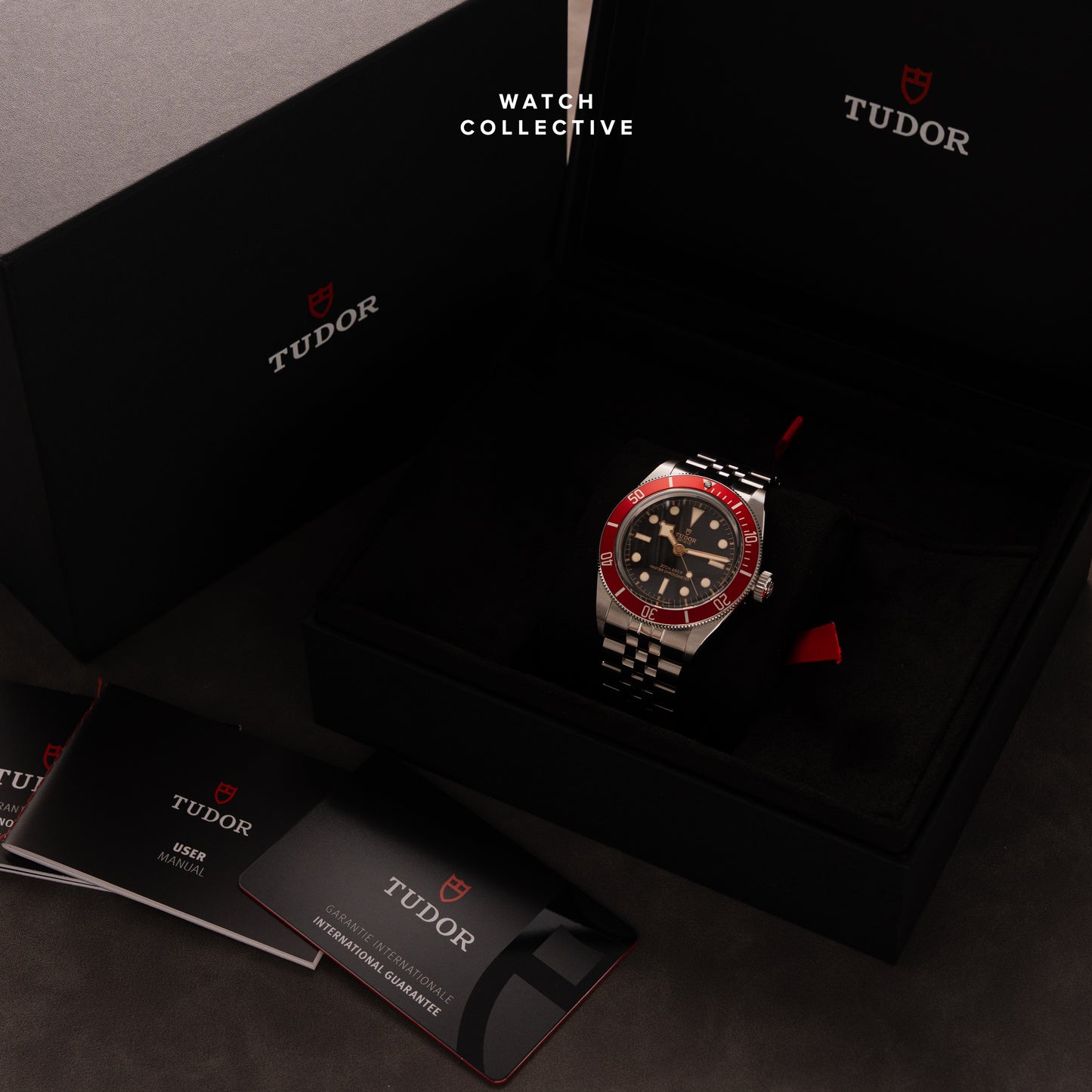 Tudor Black Bay Black Dial Red Bezel Stainless Steel 41mm automatic 7941A1A0RU