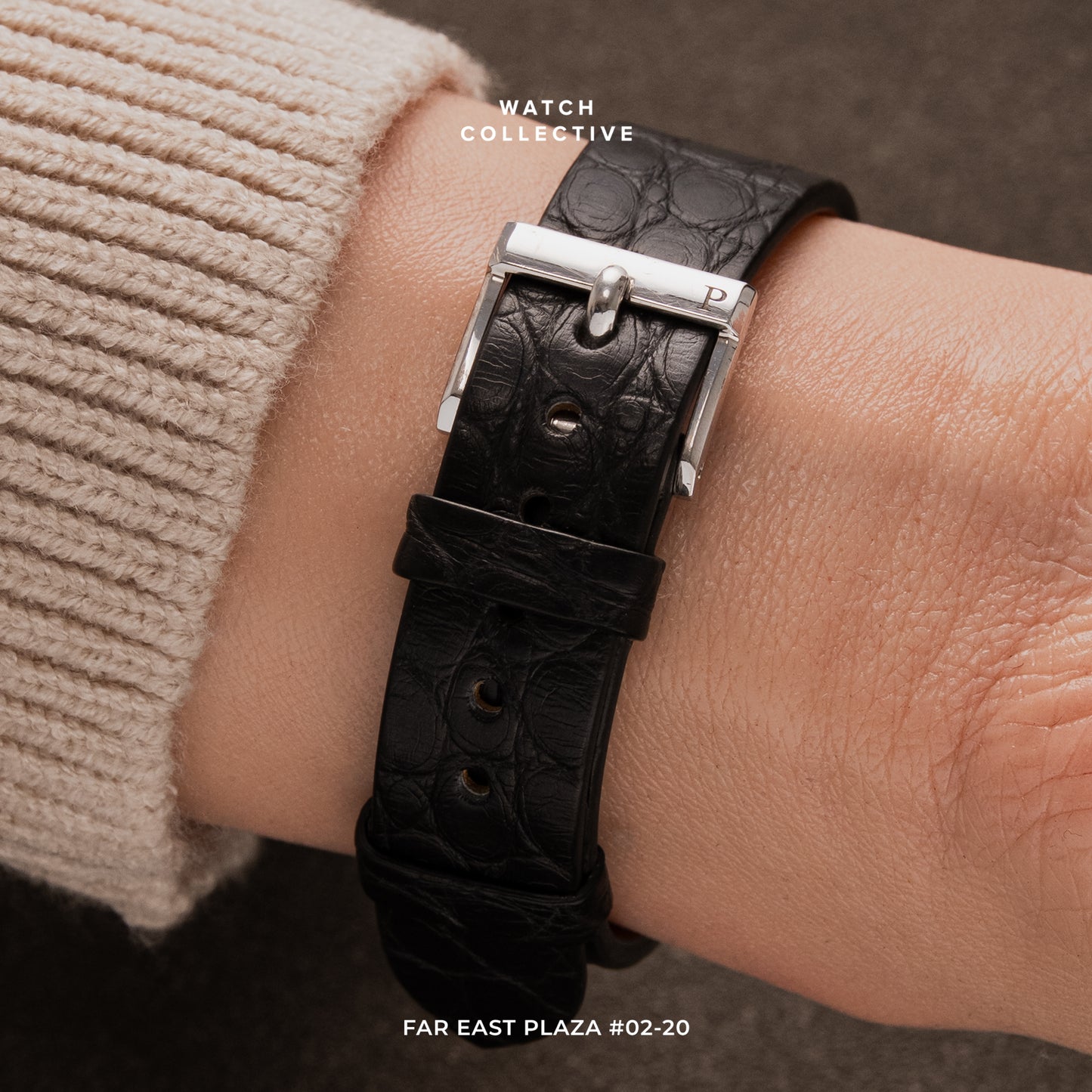 Piaget Protocole Onyx 18k White Gold 25mm manual wind 9154