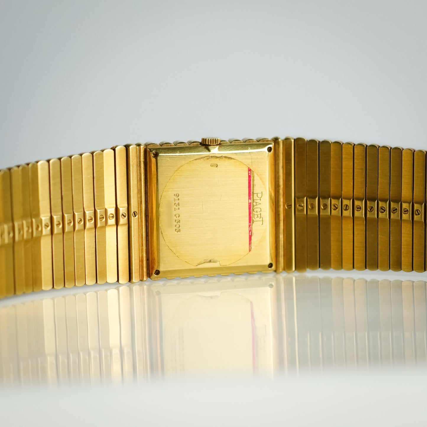 Piaget Emperador 18K Yellow Gold Factory Diamonds 25mm 9131 C 505