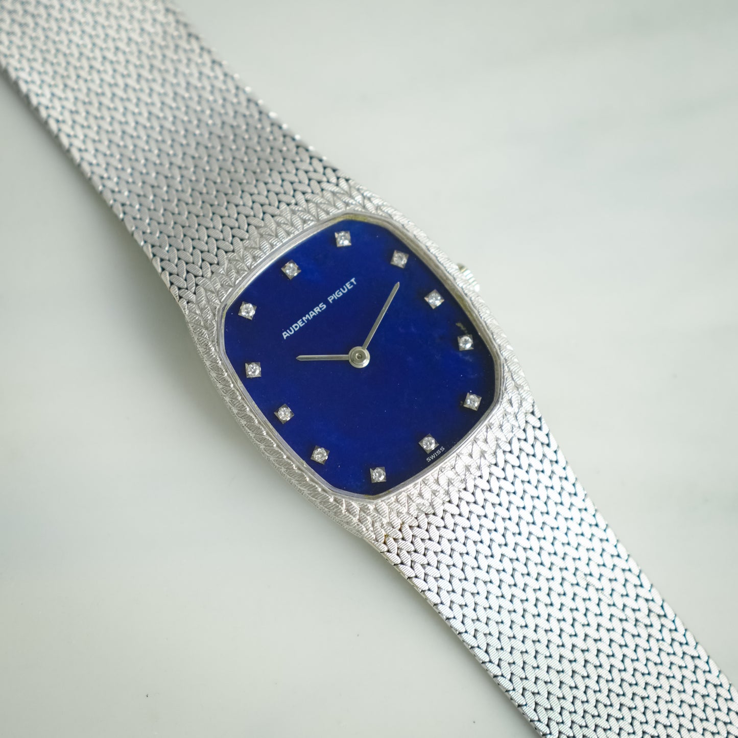 Audemars Piguet Audemars Piguet Cobra Lapis Dial 27mm 18K White Gold manual winding