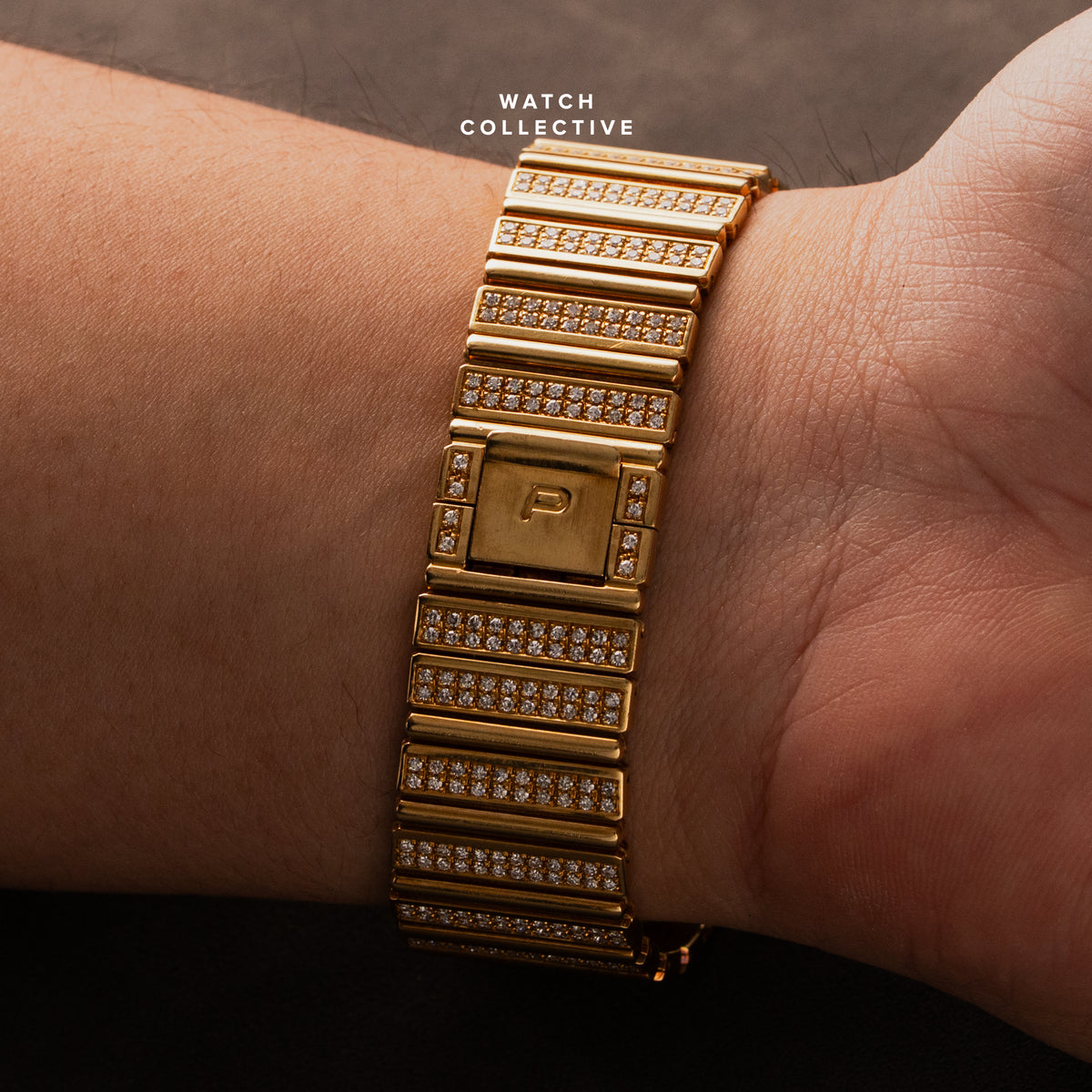 Piaget Polo Square 18k Yellow Gold 25mm Quartz 71311 C725
