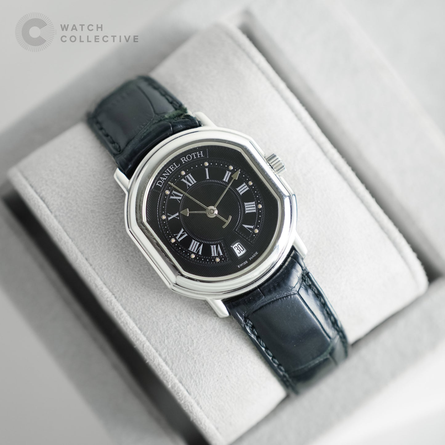 Daniel Roth Stainless steel automatic 36mm leather strap 176