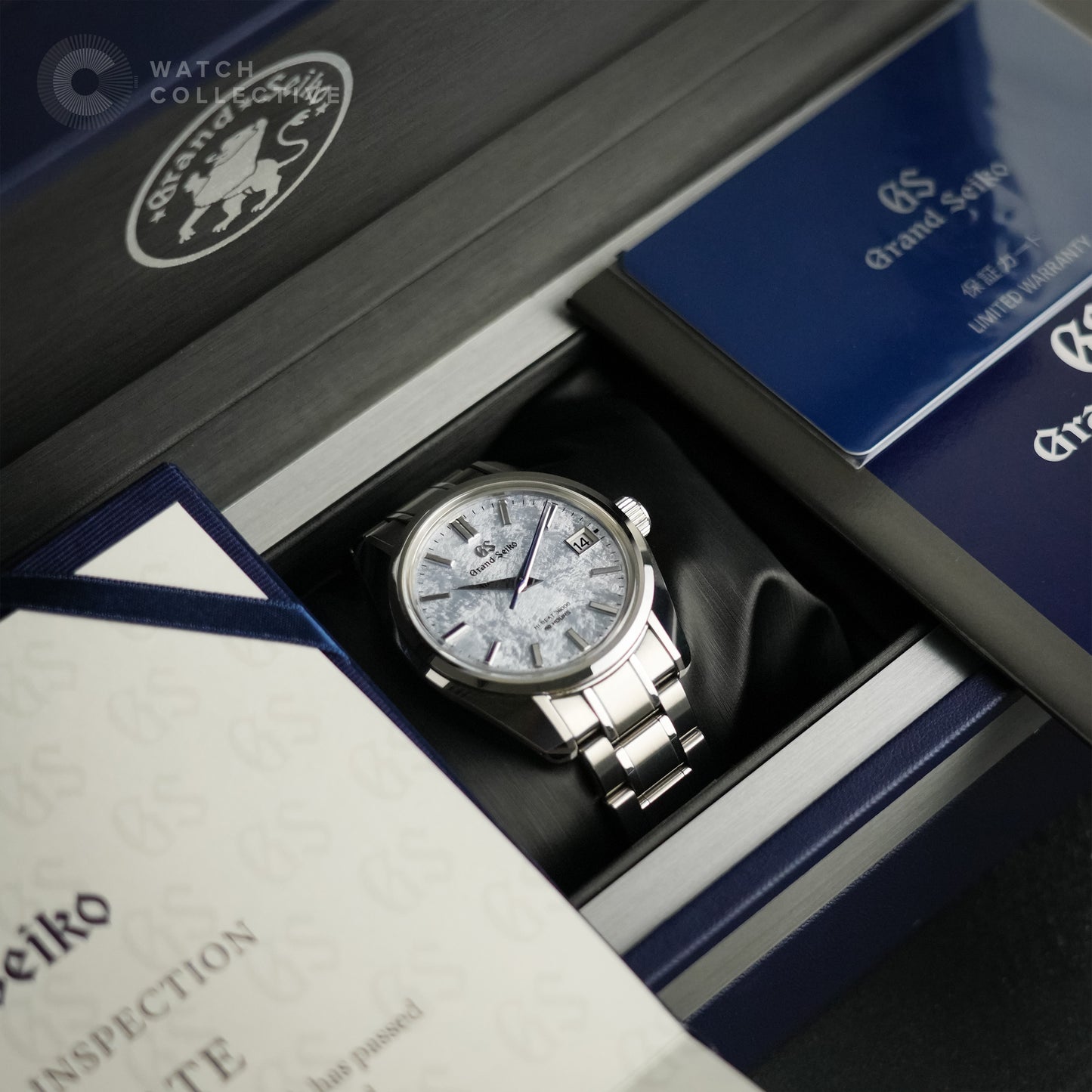 Grand Seiko Heritage Snowcape Hi-Beat SLGH013 | Complete Set