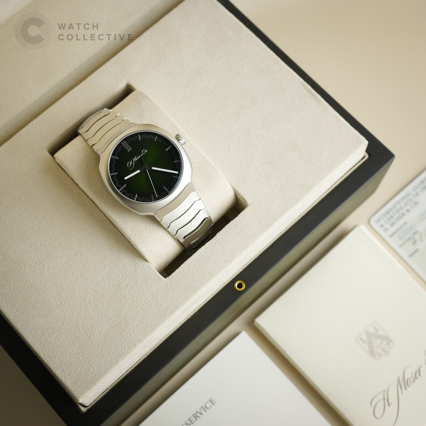 H. Moser & Cie Streamliner Centre Seconds Green Dragon 6200-1200