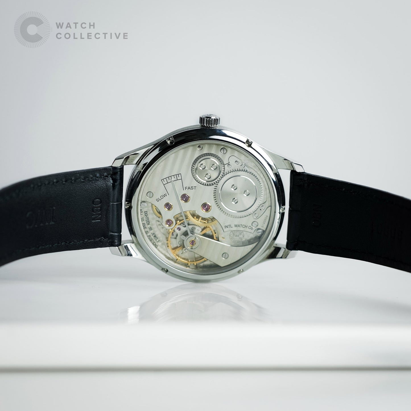 IWC Portuguese 44 Hand Wound Black Dial IW545404