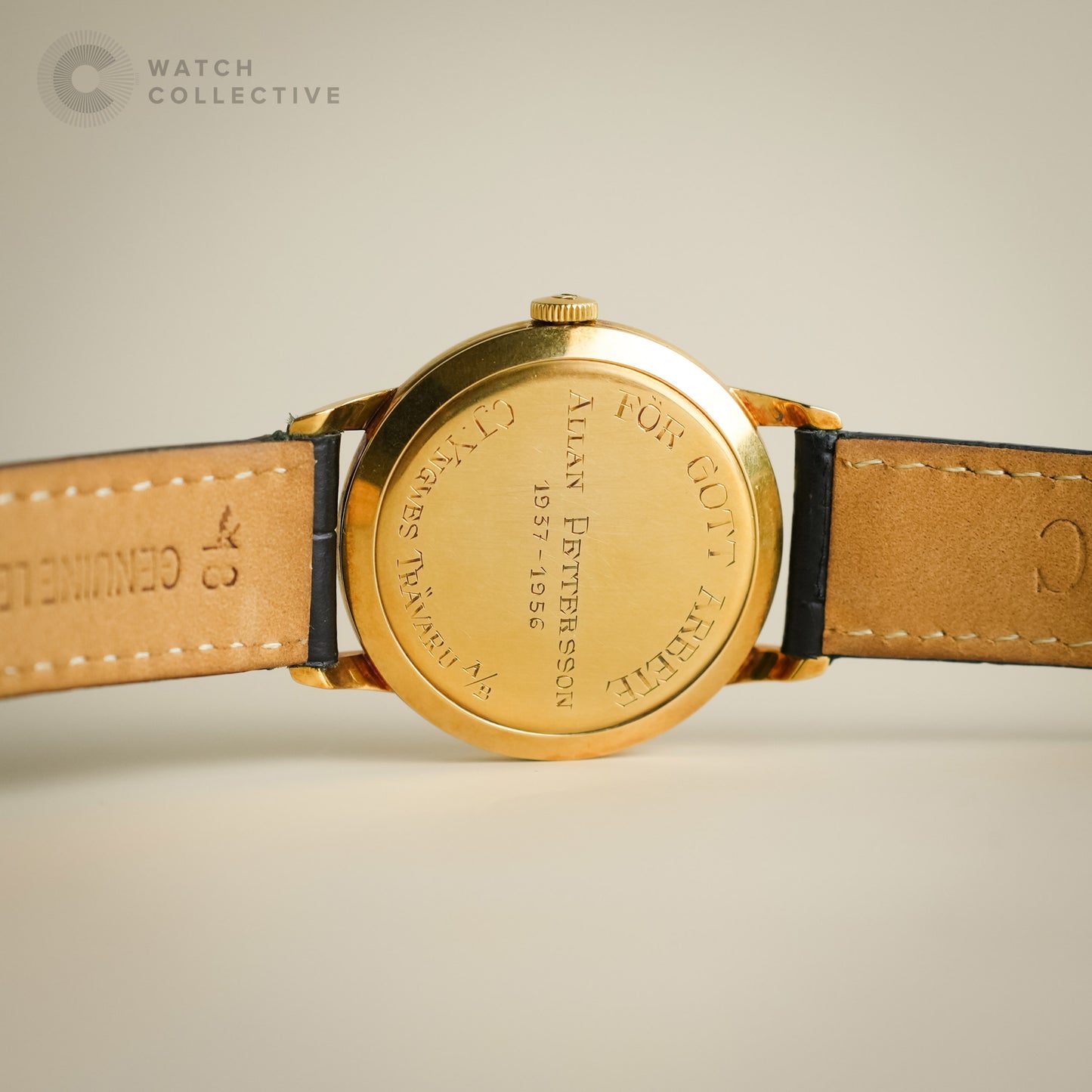 Vintage Omega Classic Calatrava Rose Gold White Dial 36mm Manual 2684