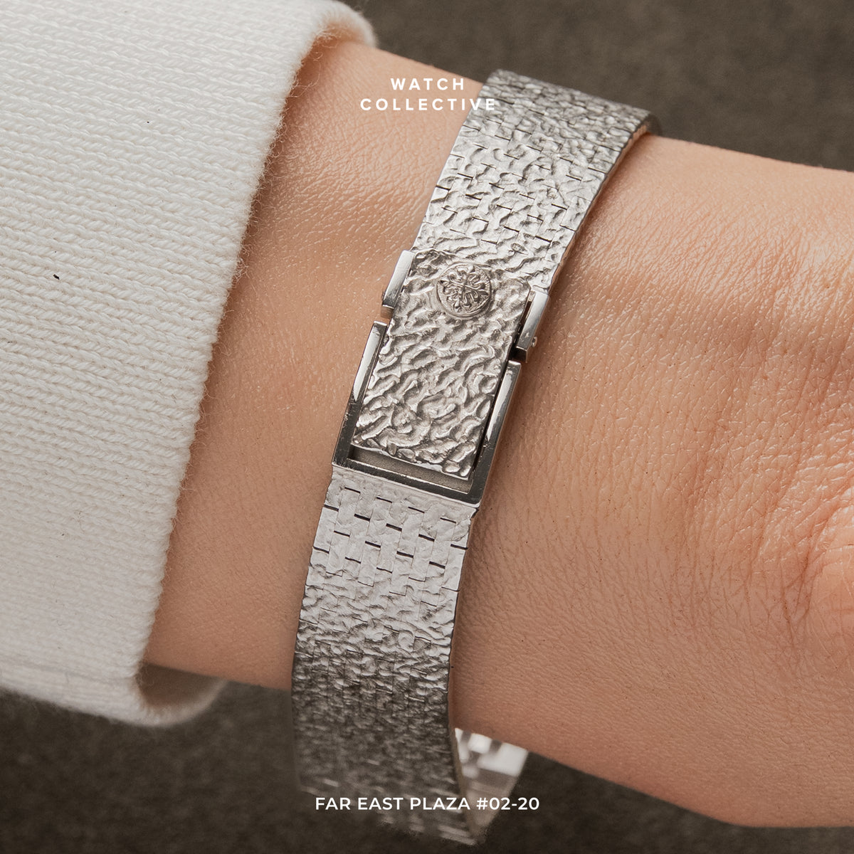 Patek Philippe Ellipse Tropical Dial 18k White Gold 20mm Manual 4104-1