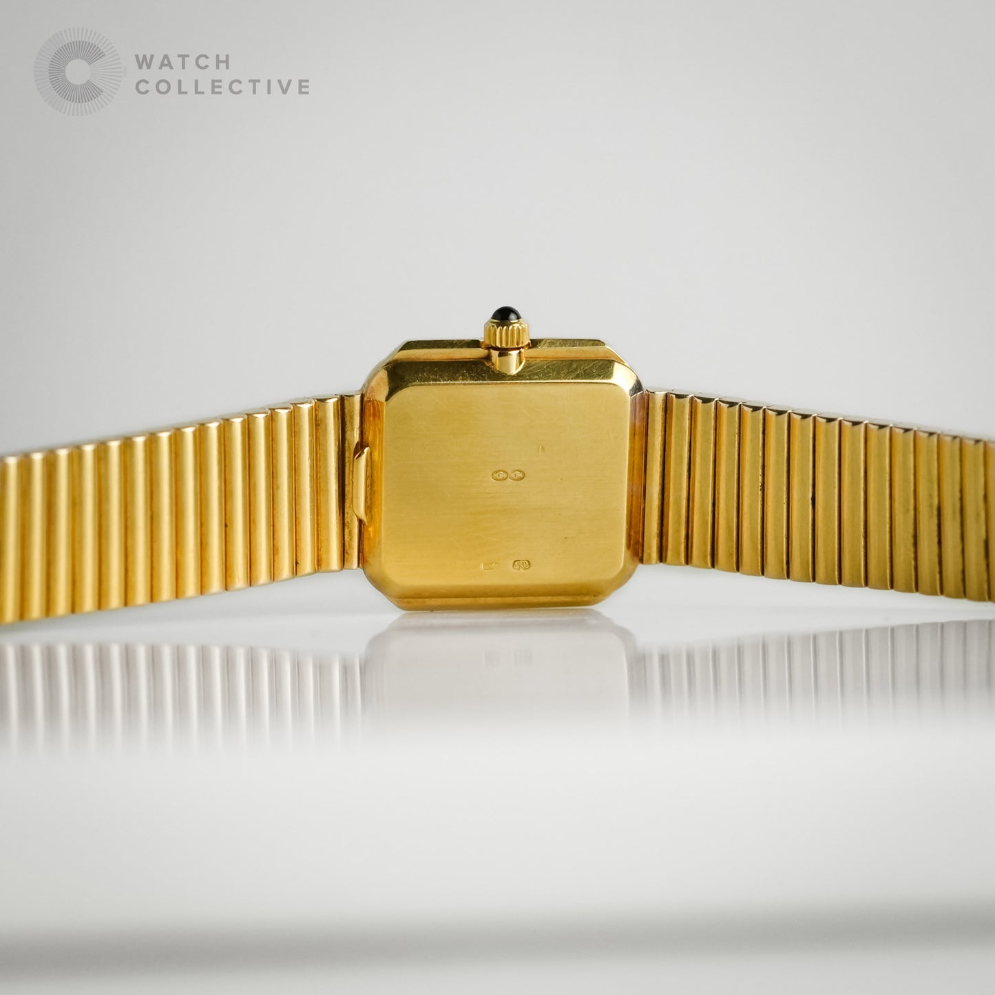Patek Philippe Onyx Dial Gold Ingot Bracelet