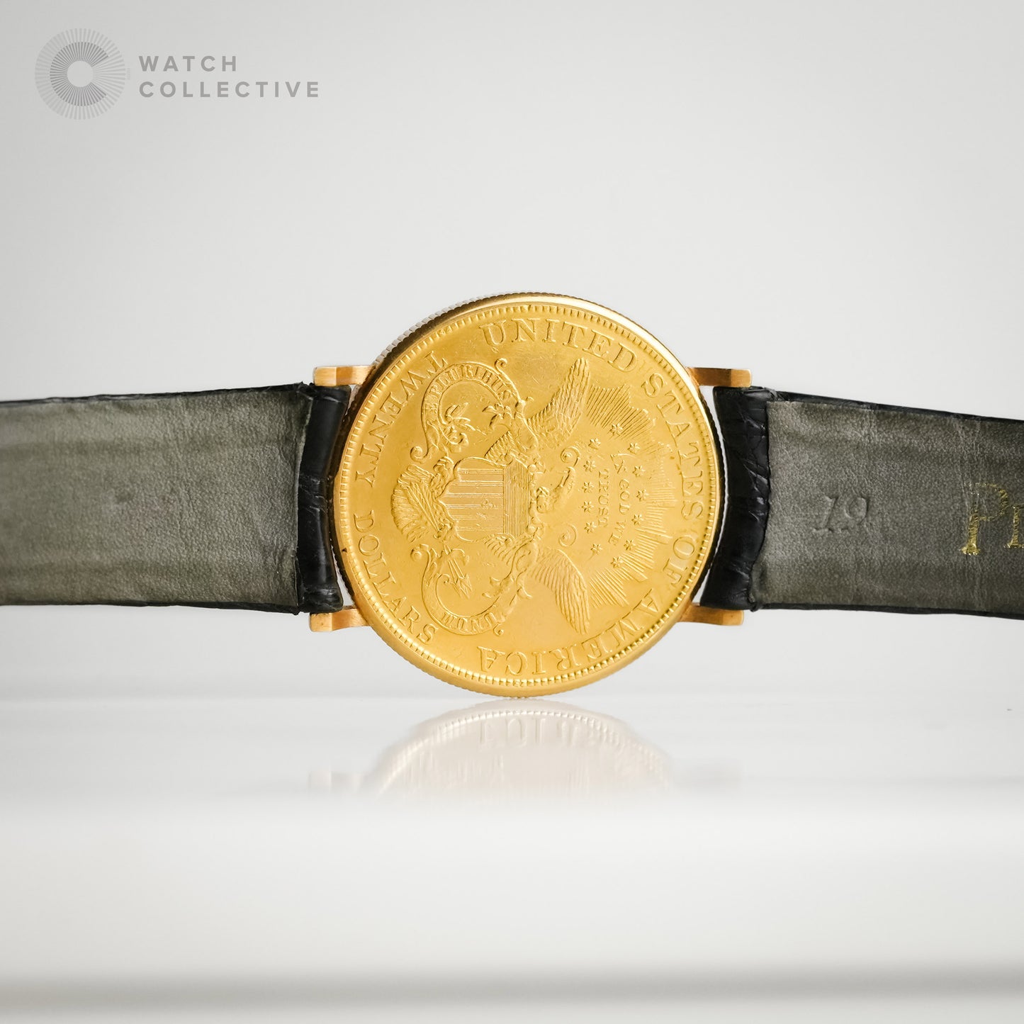 Piaget Twenty-Dollar Gold Coin 18K Yellow Gold Champagne Dial 35mm Manual Winding