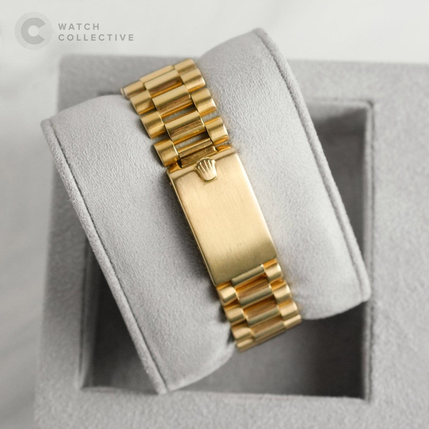 Rolex Daydate 1803 36 Champagne Diamond Dial Yellow Gold Bracelet