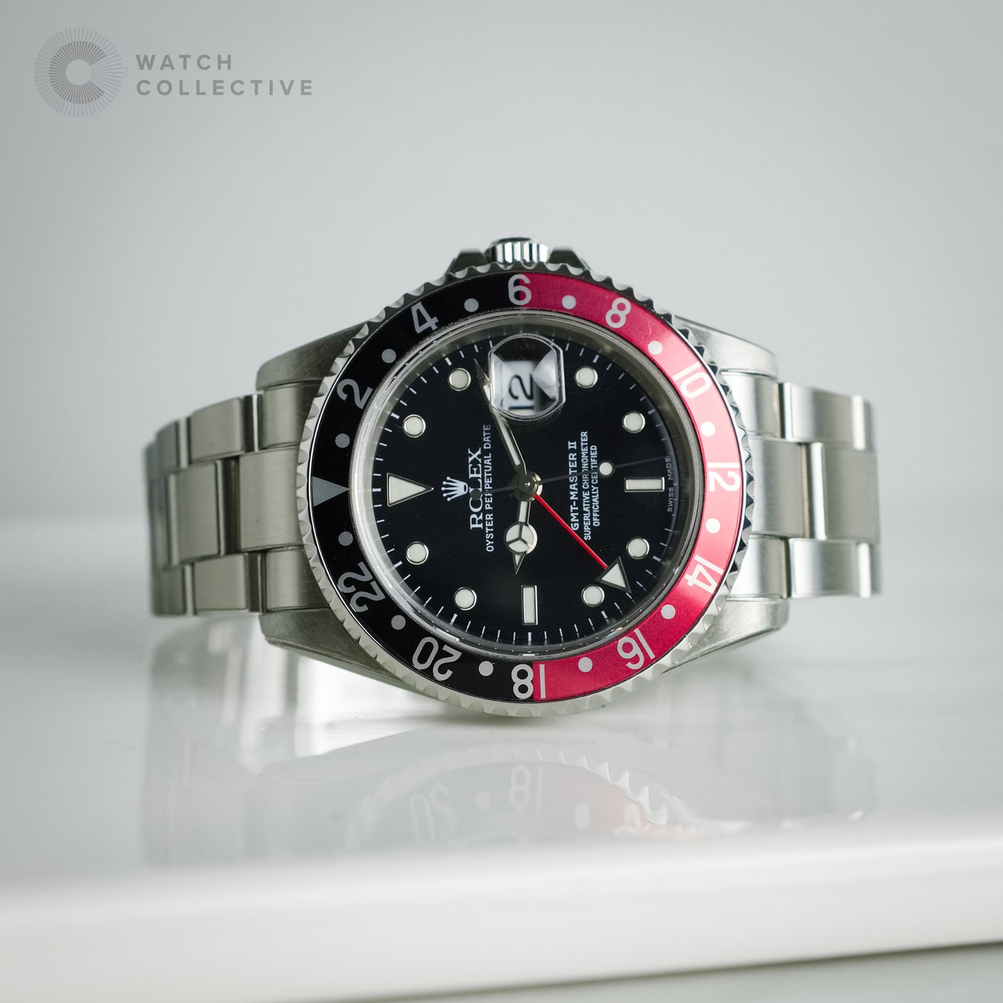 GMT Master II Coke stainless steel 40mm automatic 16710