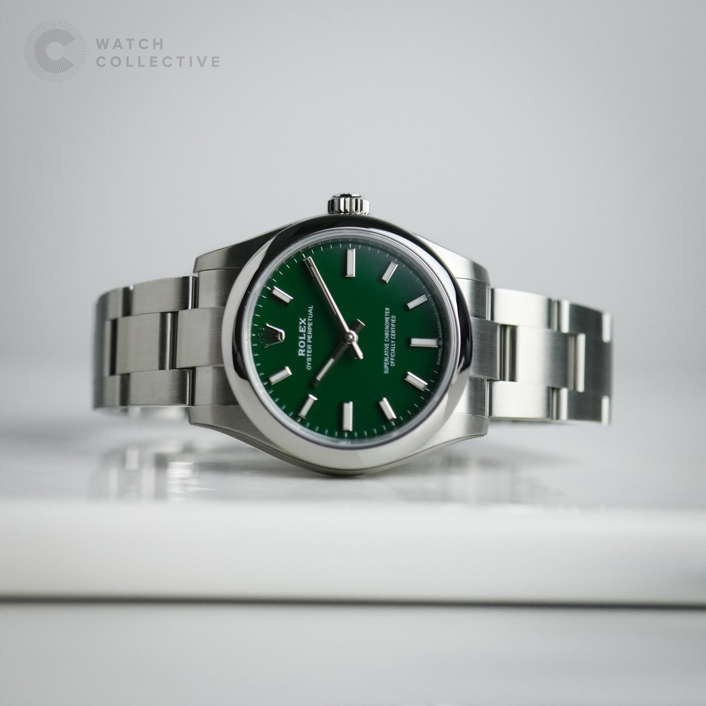 Rolex Oyster Perpetual Green 31mm 277200 | Brand New & Complete Set