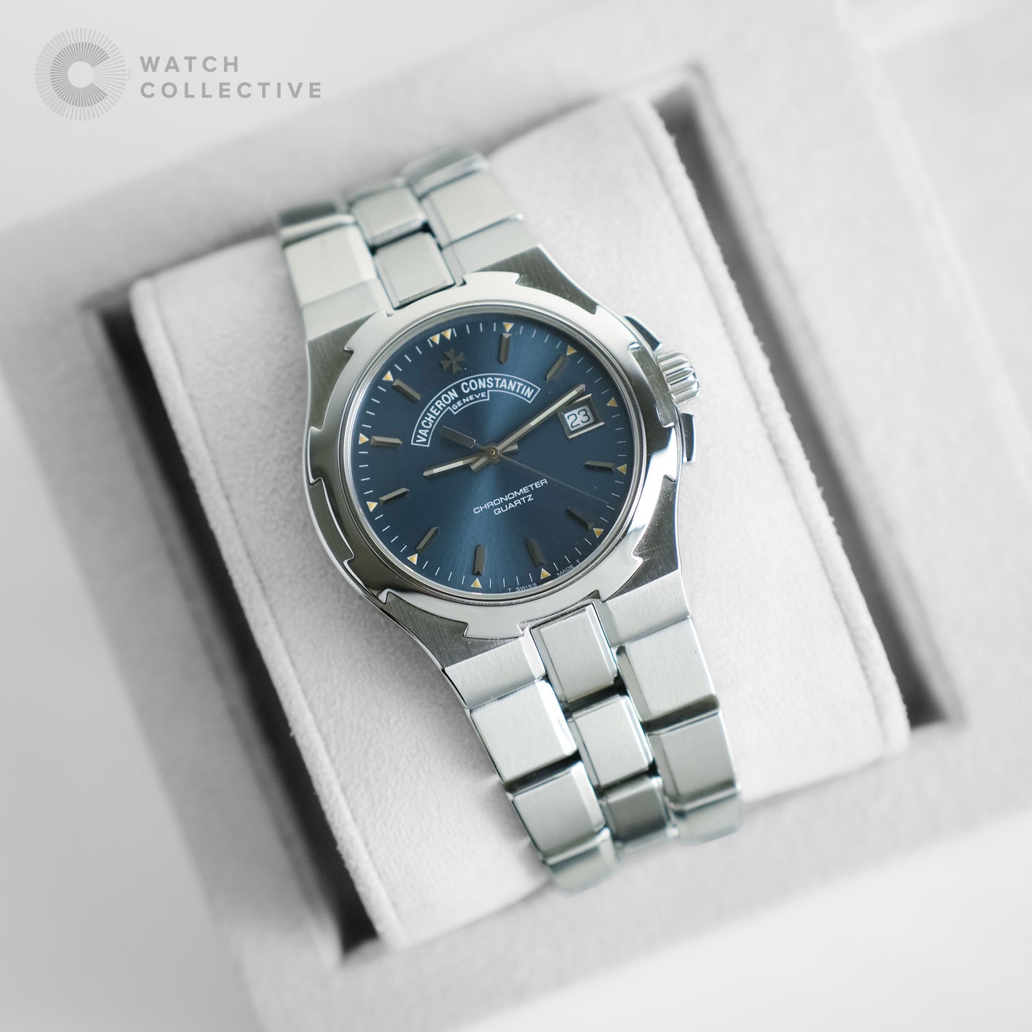 Vacheron Constantin Gen 1 Overseas Quartz Blue Dial 72040/423A 37mm