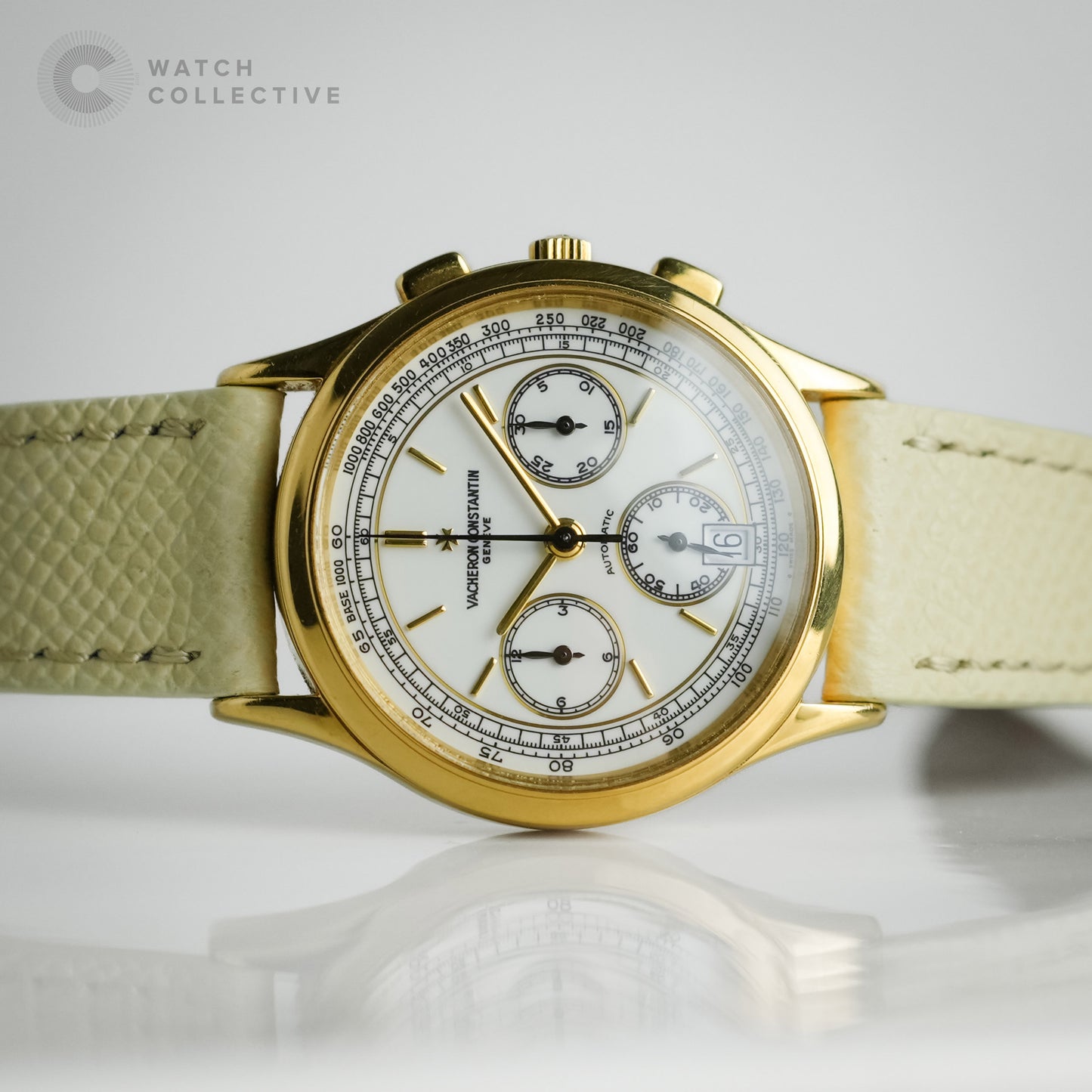Vacheron Constantin Les Historiques 18k Yellow Gold Chronograph 49002 35mm