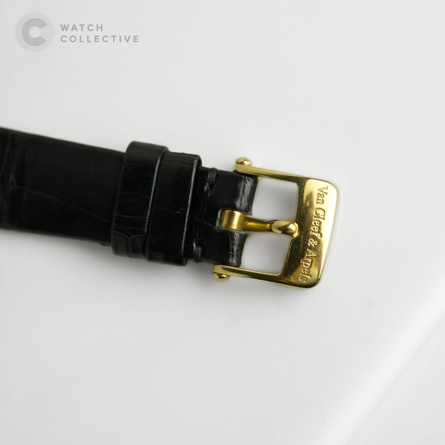Van Cleef and Arpels Domino 39 with Black Enamel Casing 17x30mm Quartz