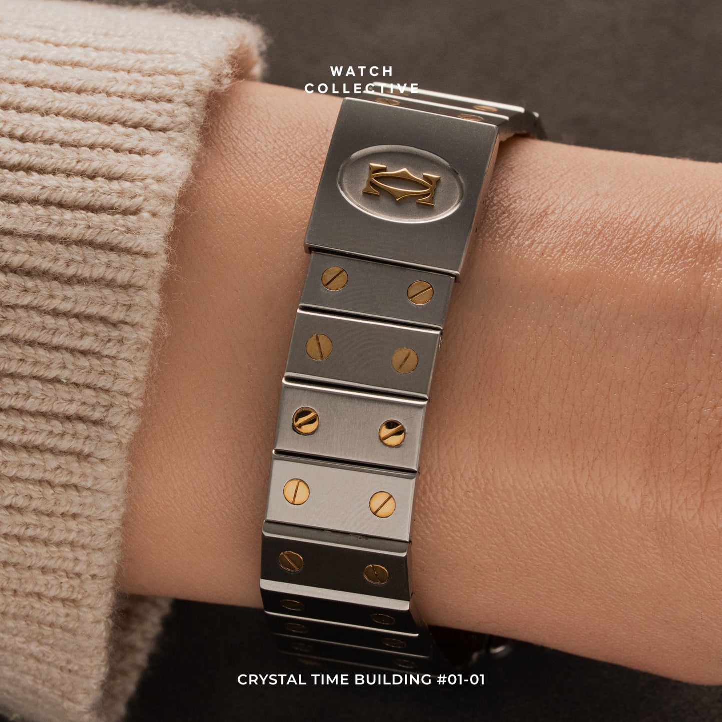 Cartier Santos Gold/Steel 29mm automatic 1172961