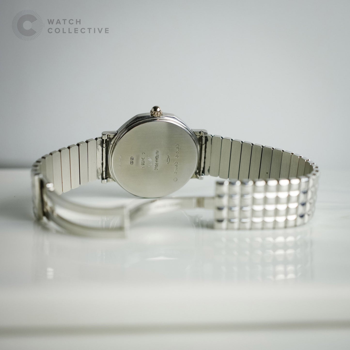 Gerald Genta Stainless Steel 34mm automatic G.3498.7