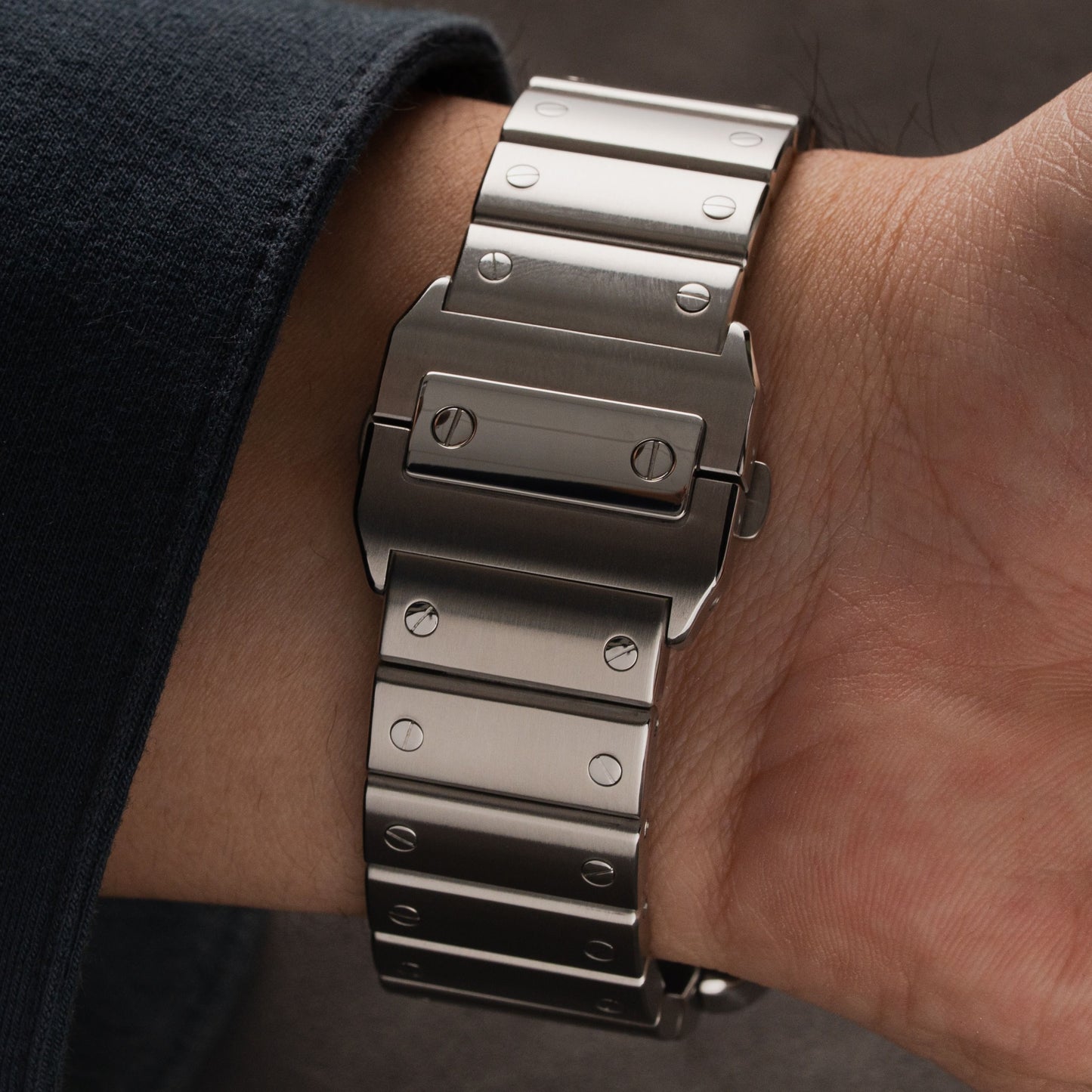 Cartier Santos 100 Stainless steel Bracelet 38mm automatic 2656