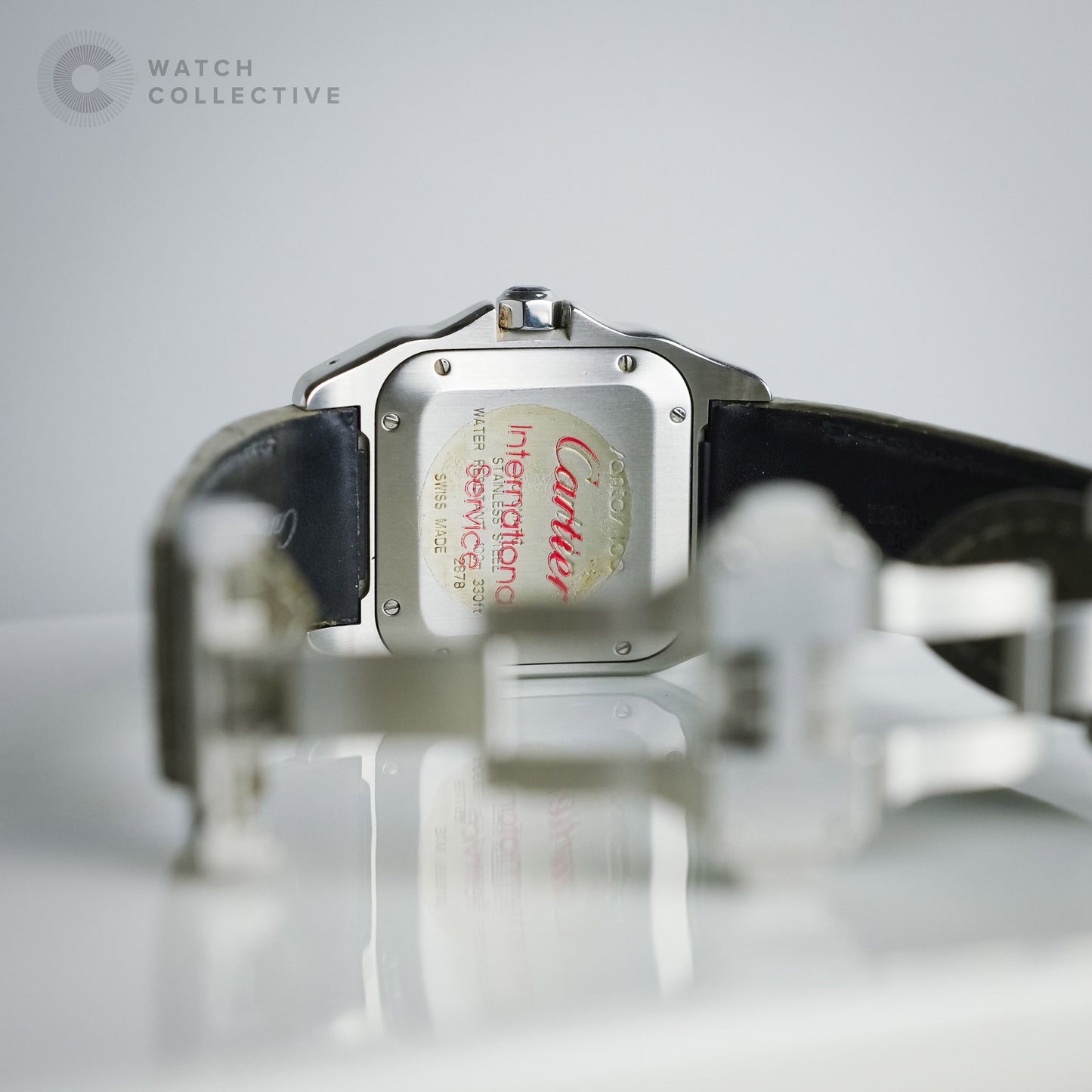 Cartier Santos 100M Stainless steel 33x44mm automatic 2878 Complete Set 2013