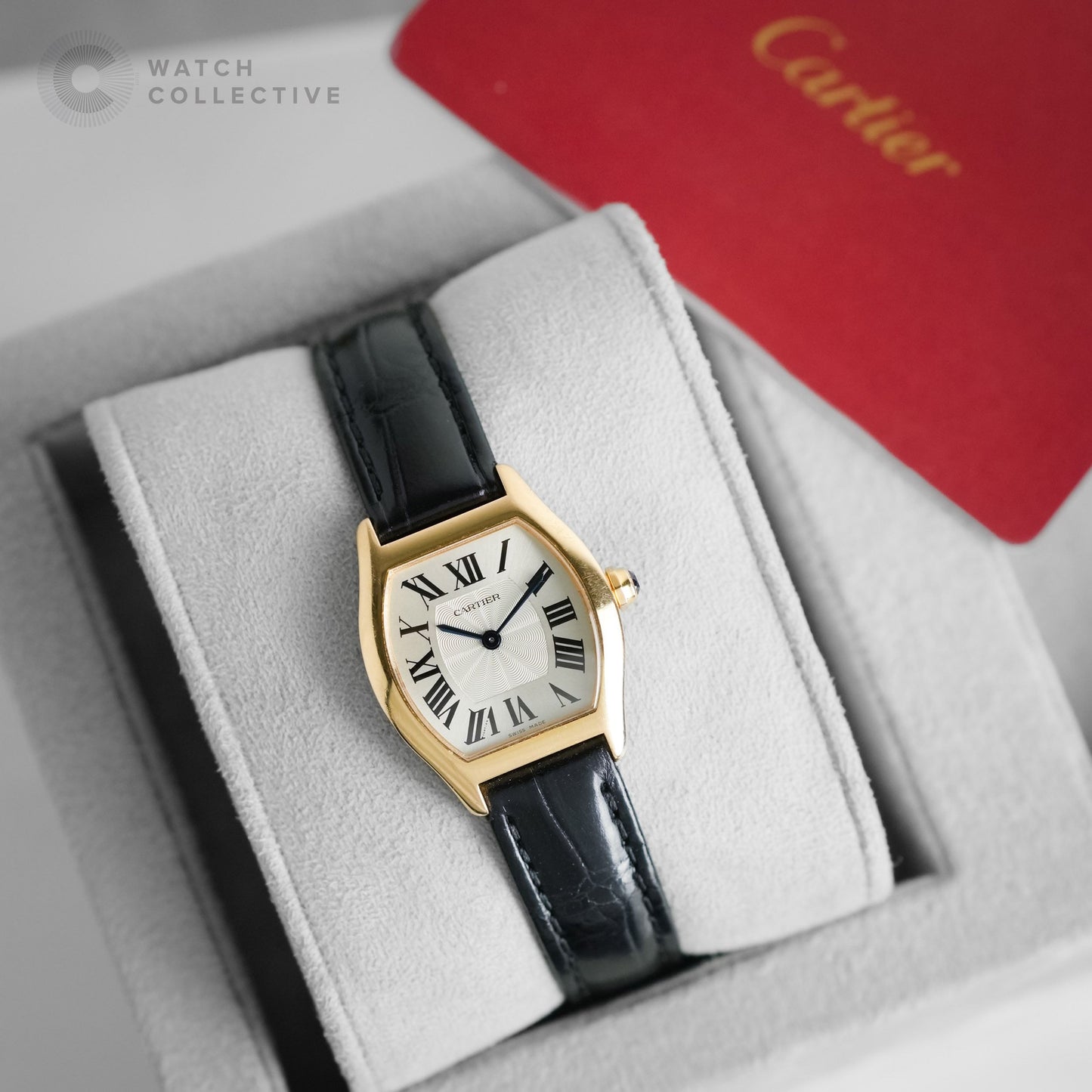 Cartier Tortue 18K Rose Gold SM Size Manual Winding W1556360