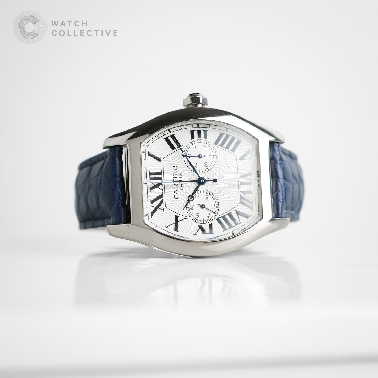 Cartier Tortue XL CPCP Monopussoir 2762 white gold