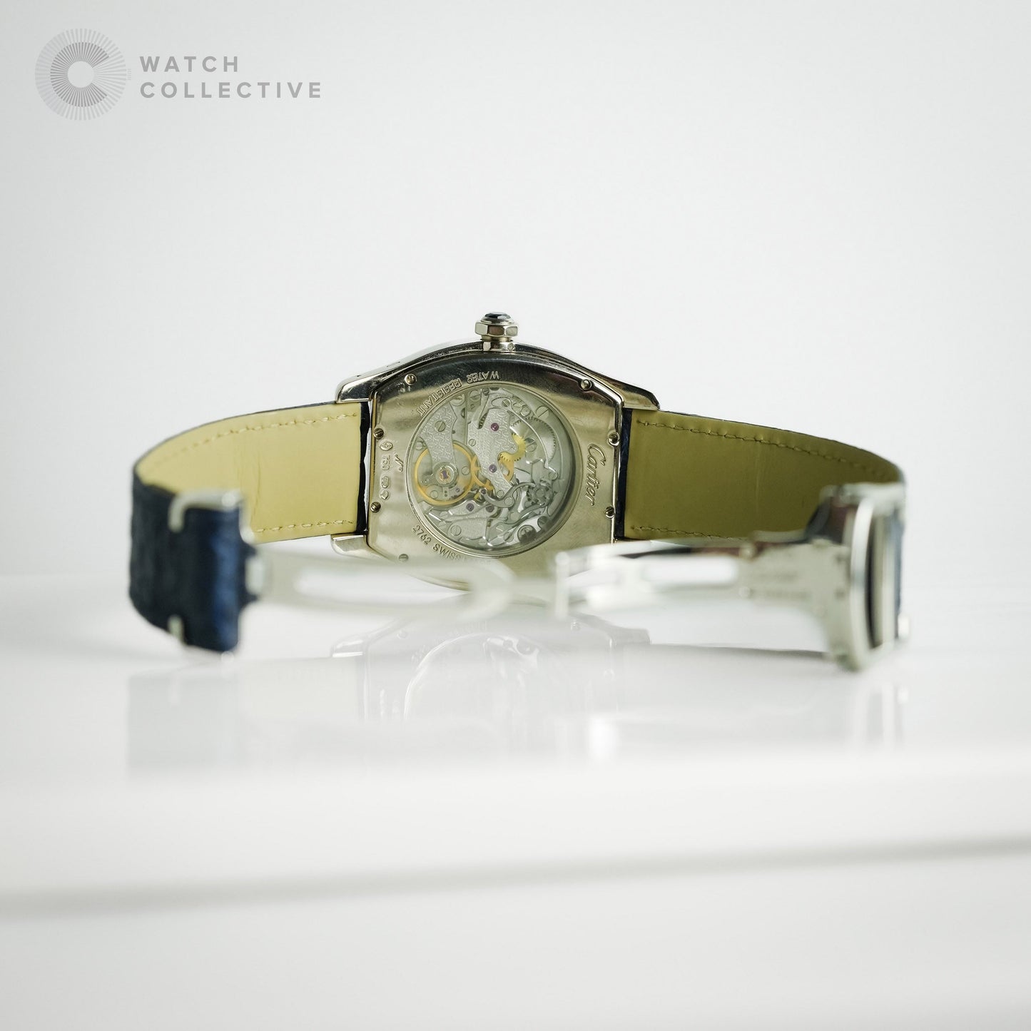 Cartier Tortue XL CPCP Monopussoir 2762 white gold