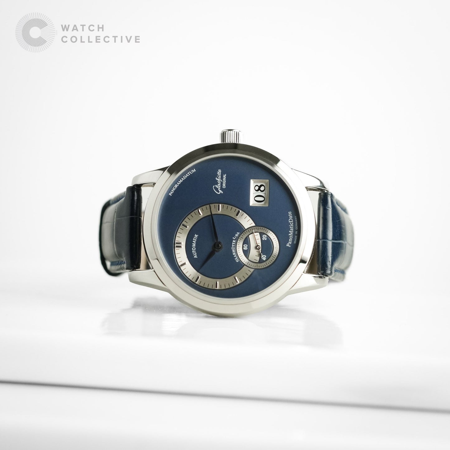 Glashütte Original PanoMatic Date Blue Dial