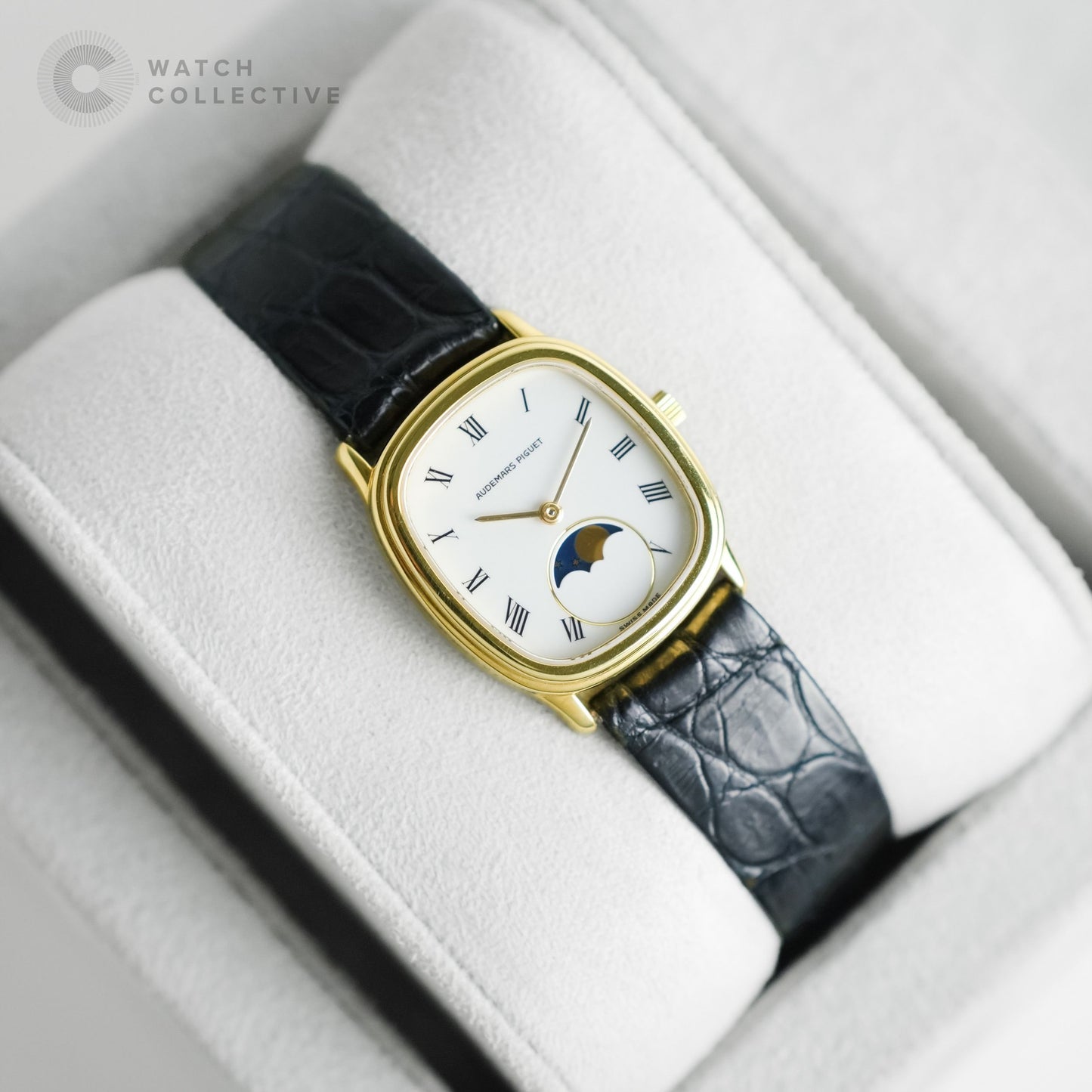 Audemars Piguet 18k yellow gold moonphase 22mm manual winding