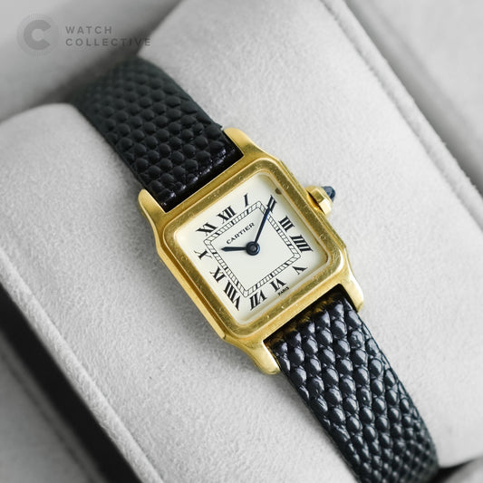 Cartier Santos Dumont 18k yellow gold manual winding 20mm 78098